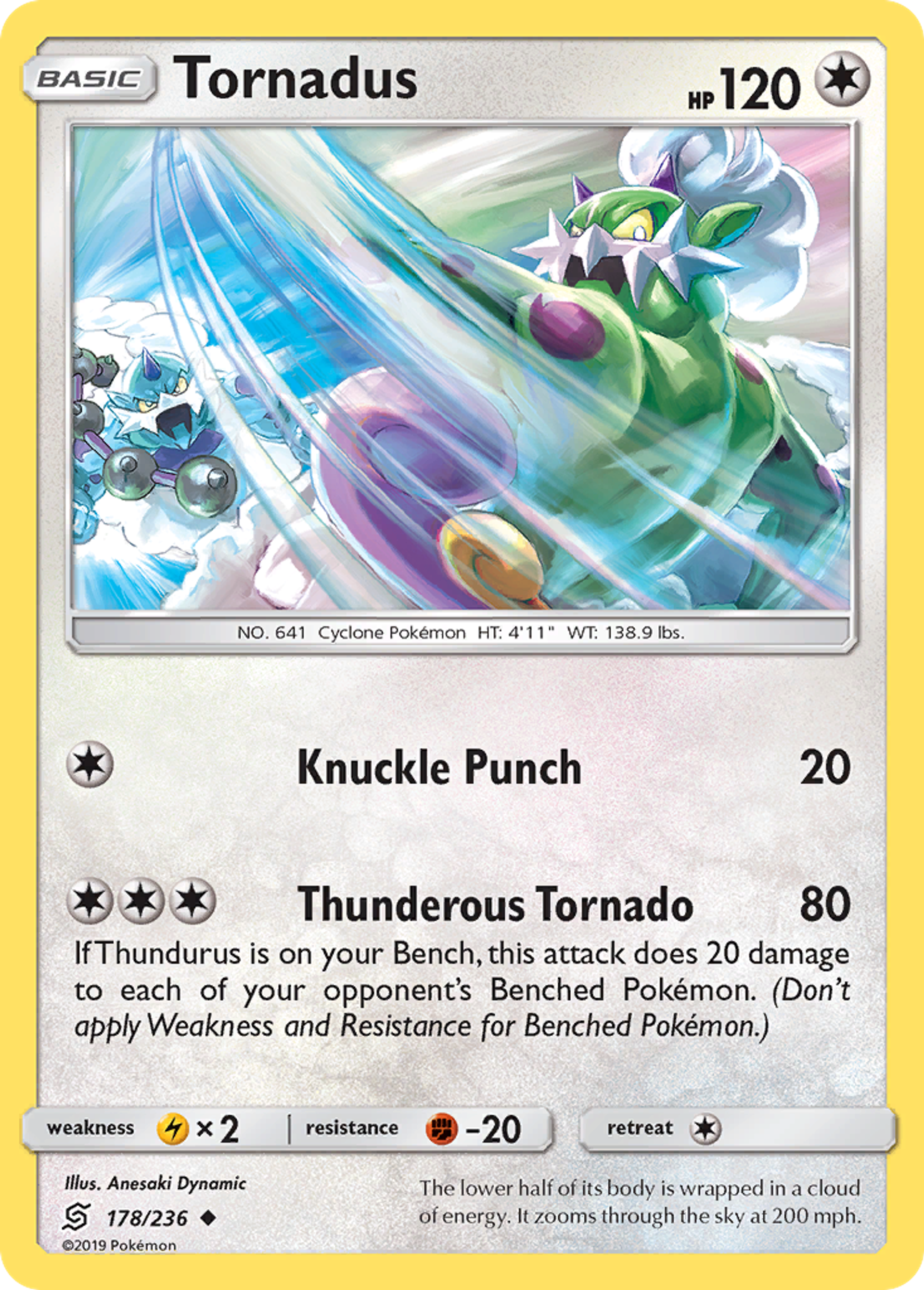 Tornadus — SM - Unified Minds — Pokemon