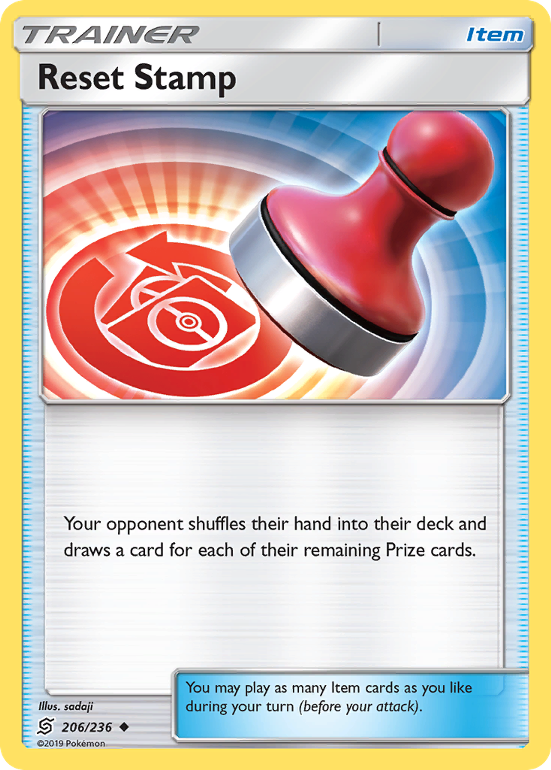 Tampon de Réinitialisation — SM - Unified Minds — Pokemon
