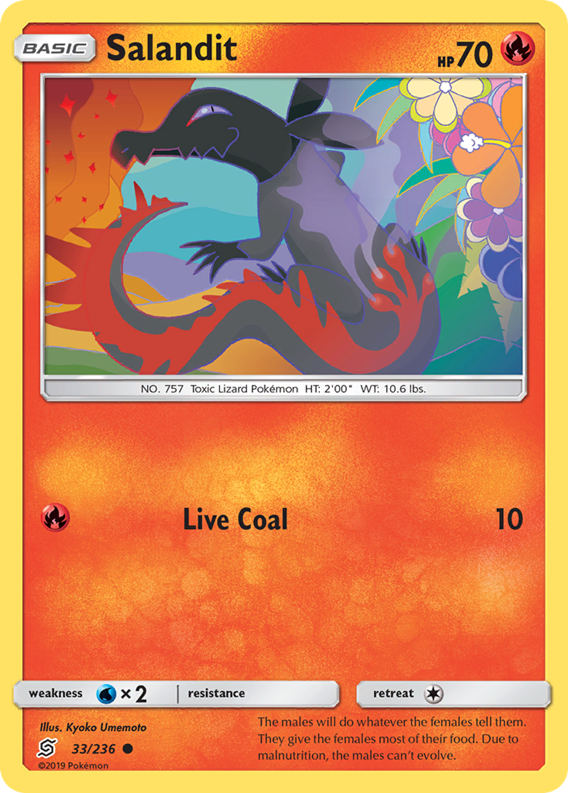 Salandit — SM - Unified Minds — Pokemon
