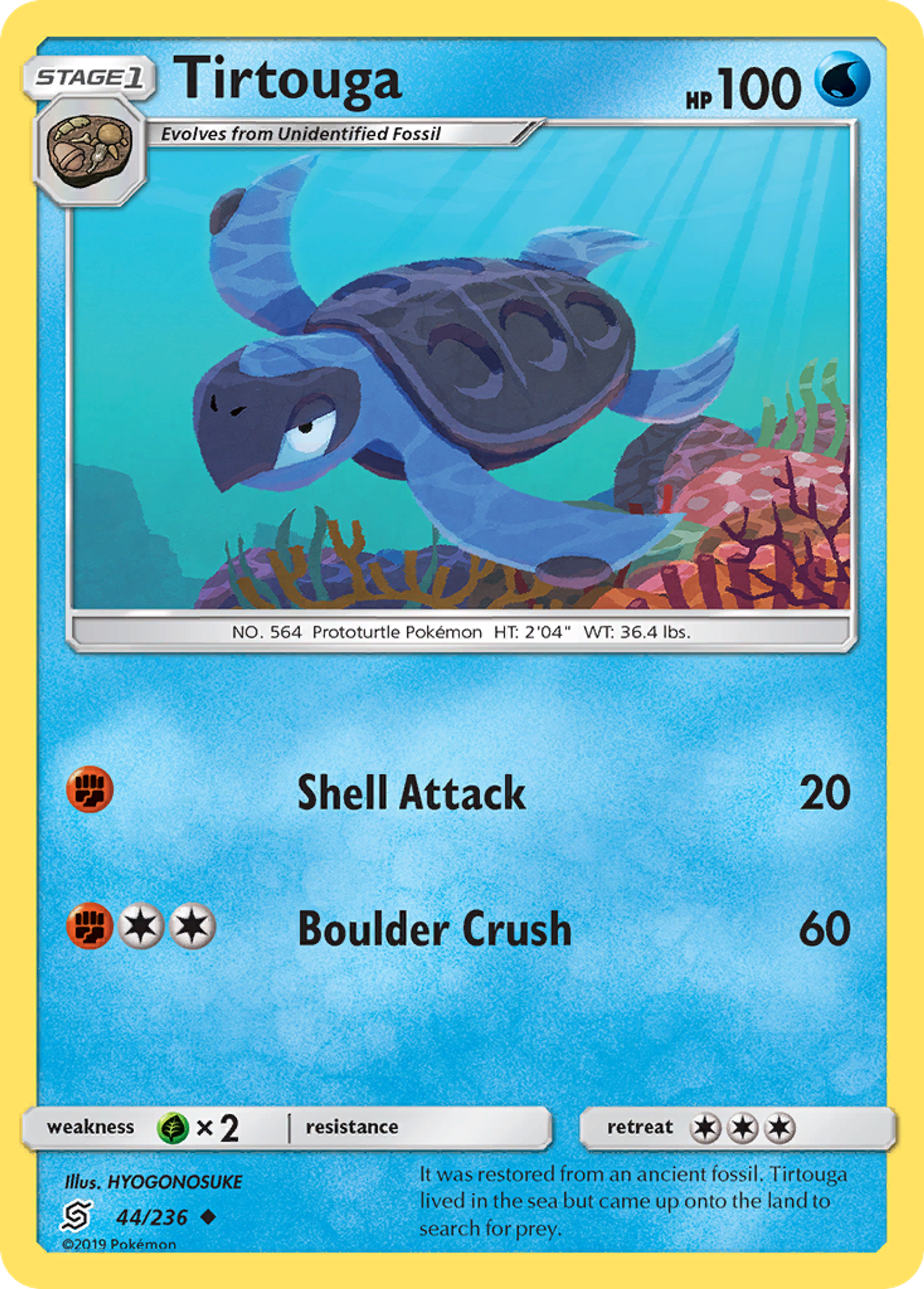 Tirtouga — SM - Unified Minds — Pokemon