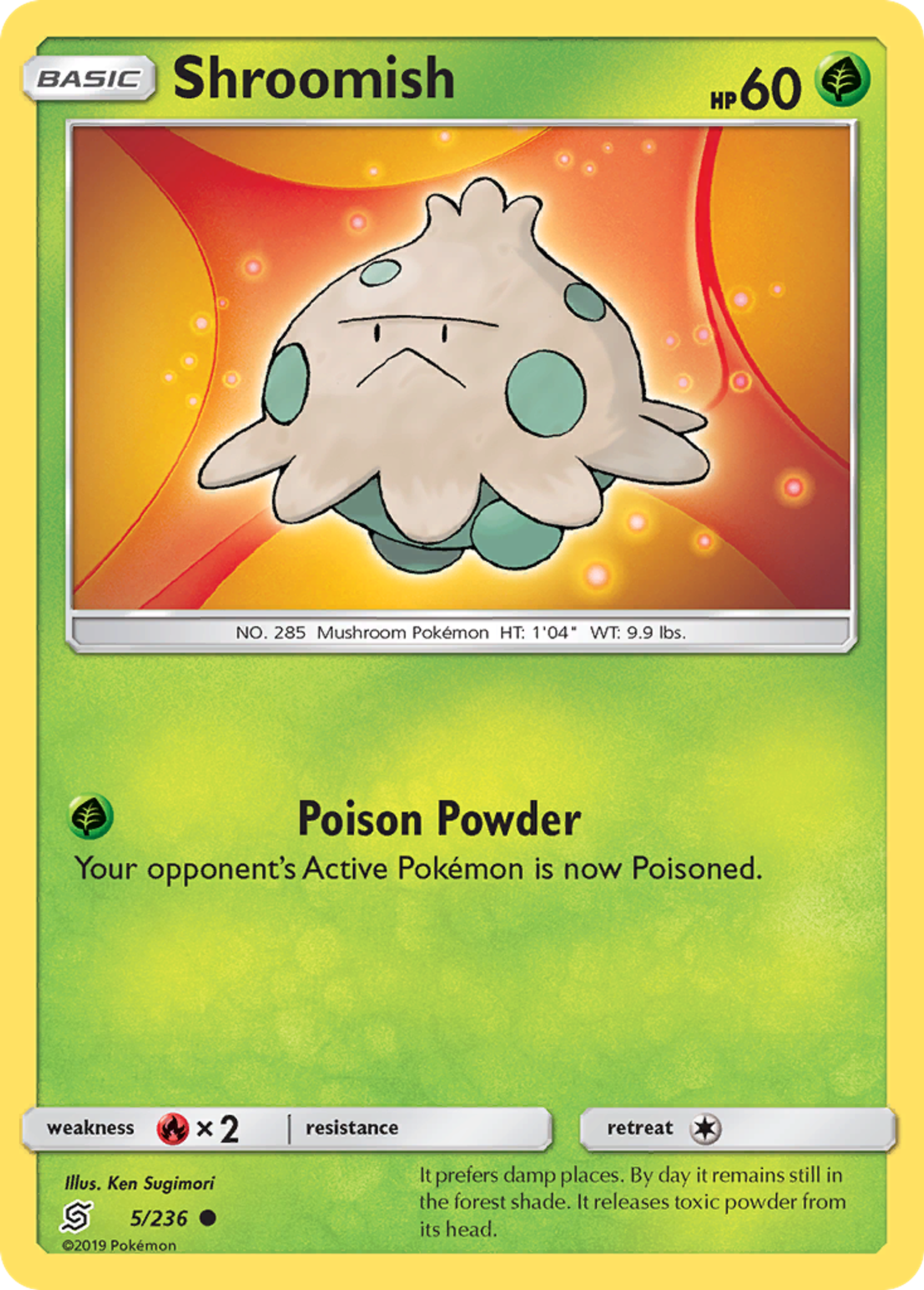 Shroomish — SM - Unified Minds — Pokemon