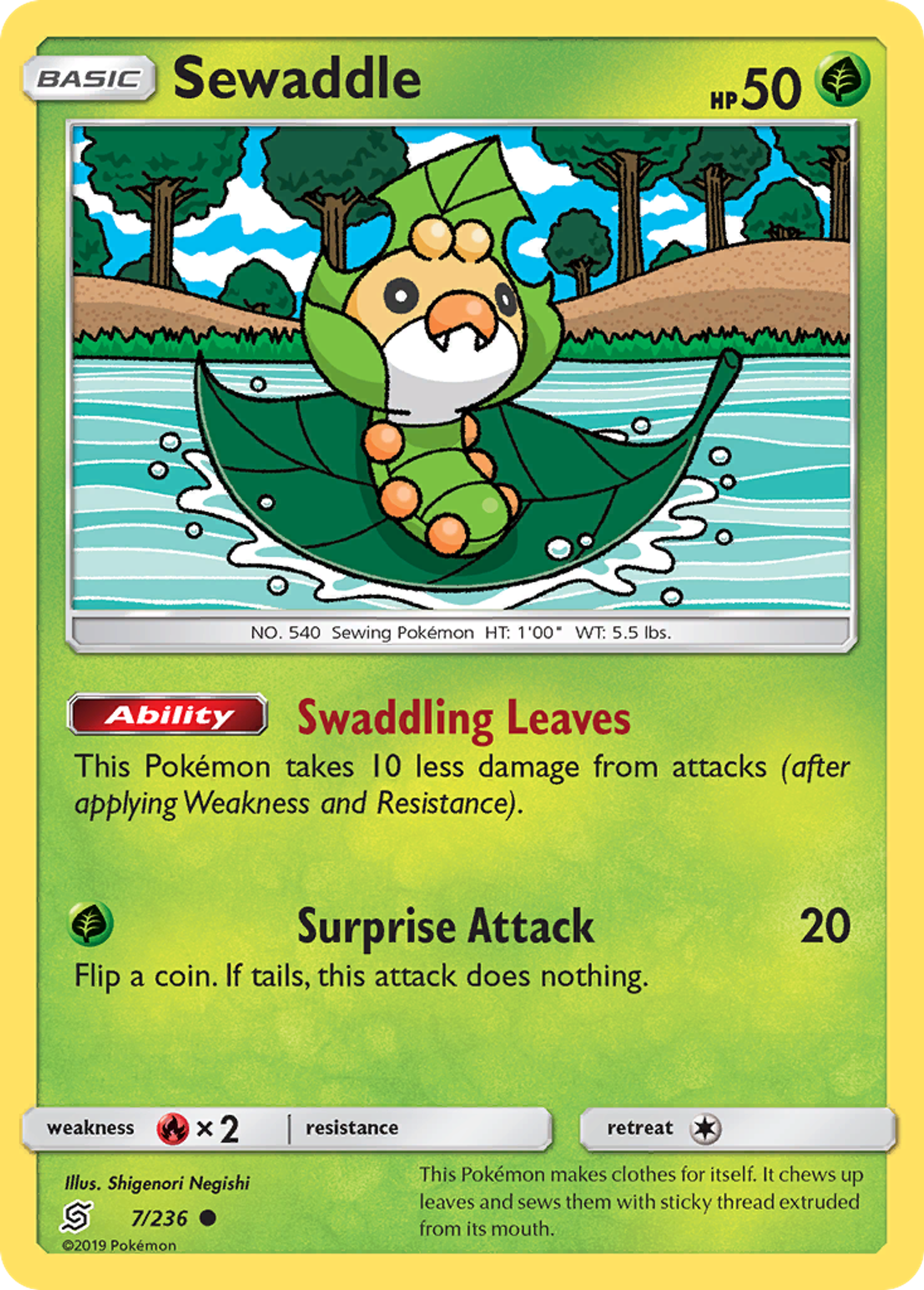Sewaddle — SM - Unified Minds — Pokemon
