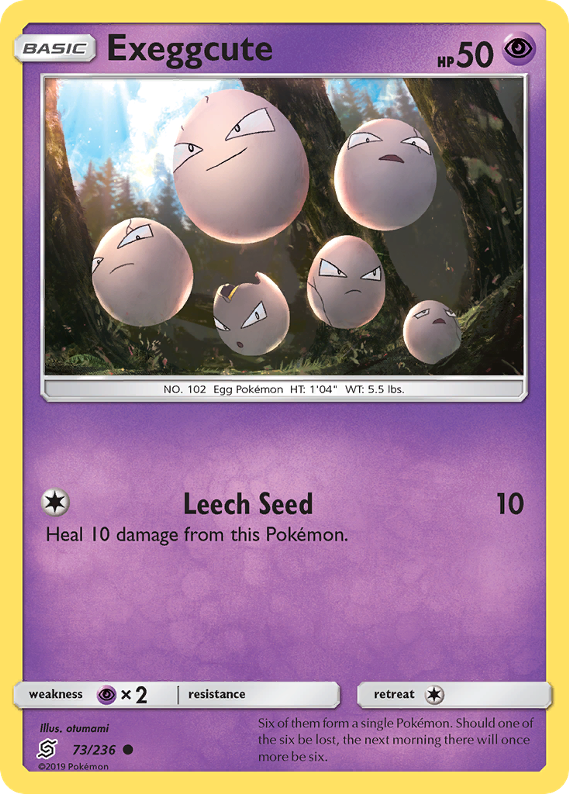 Exeggcute — SM - Unified Minds — Pokemon
