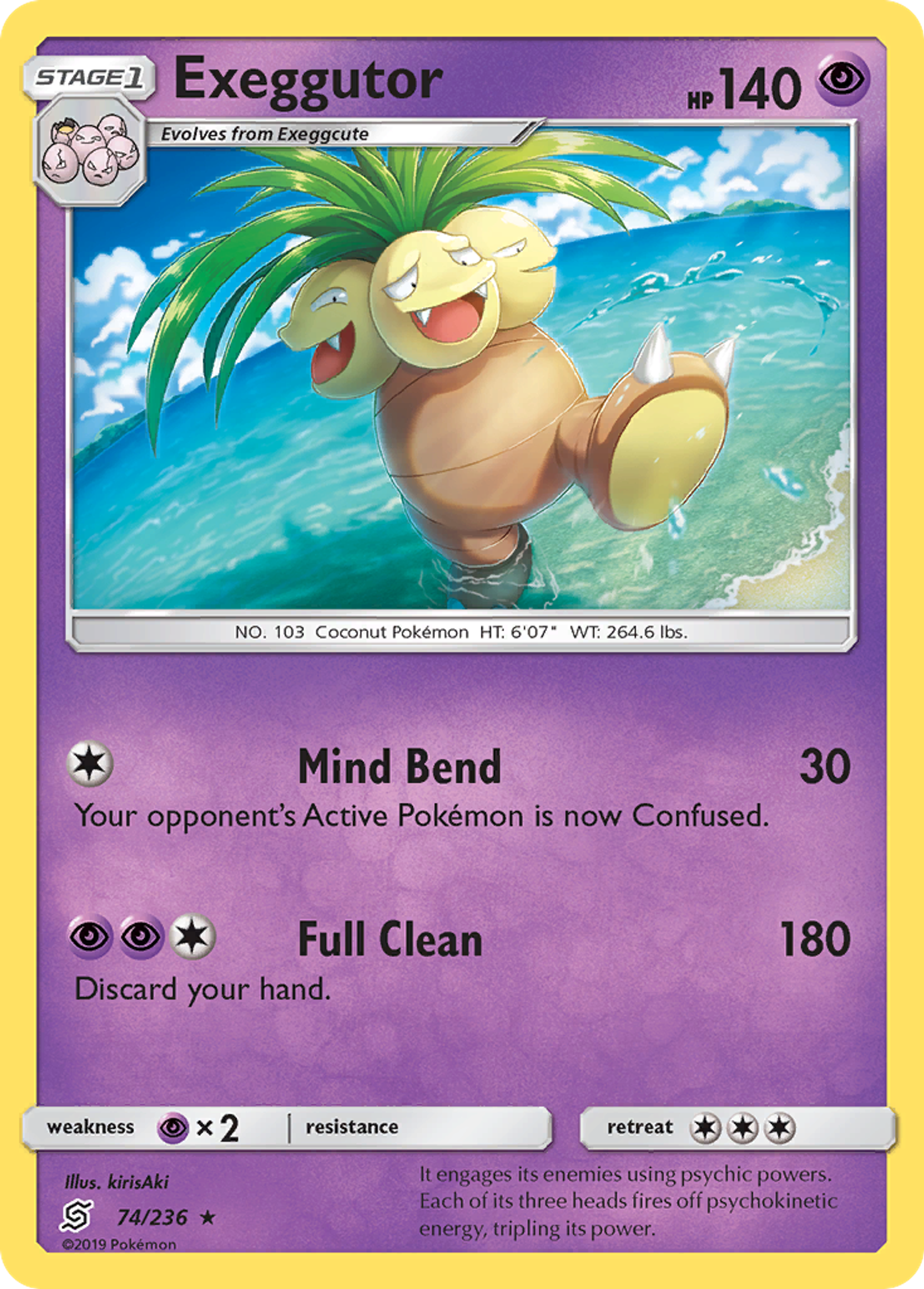Exeggutor — SM - Unified Minds — Pokemon