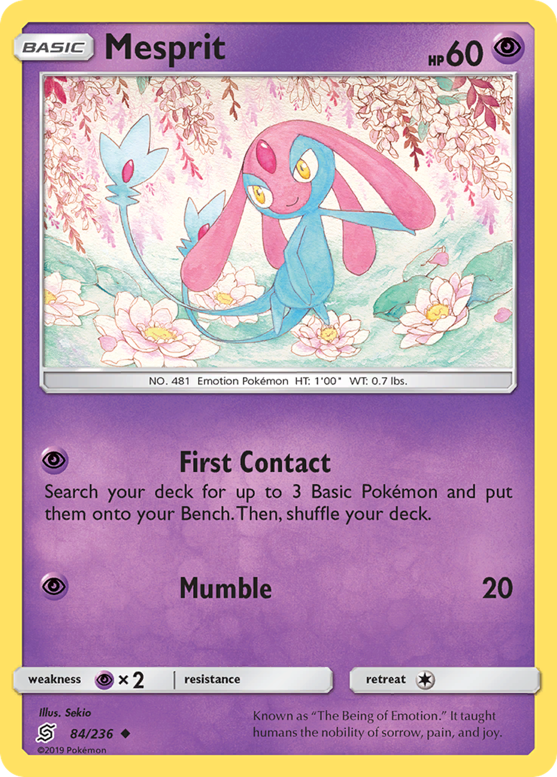 Mesprit — SM - Unified Minds — Pokemon