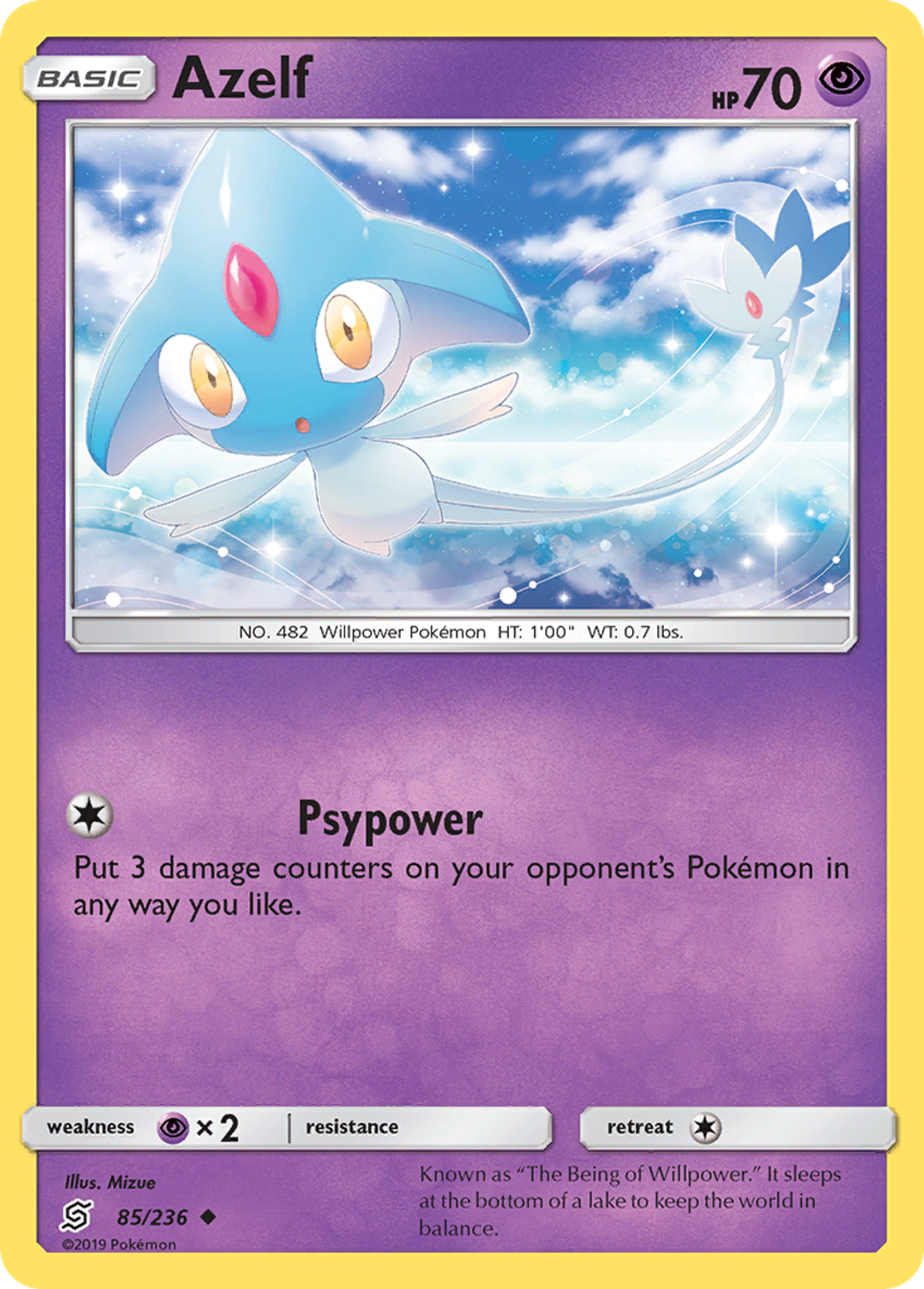 Azelf — SM - Unified Minds — Pokemon