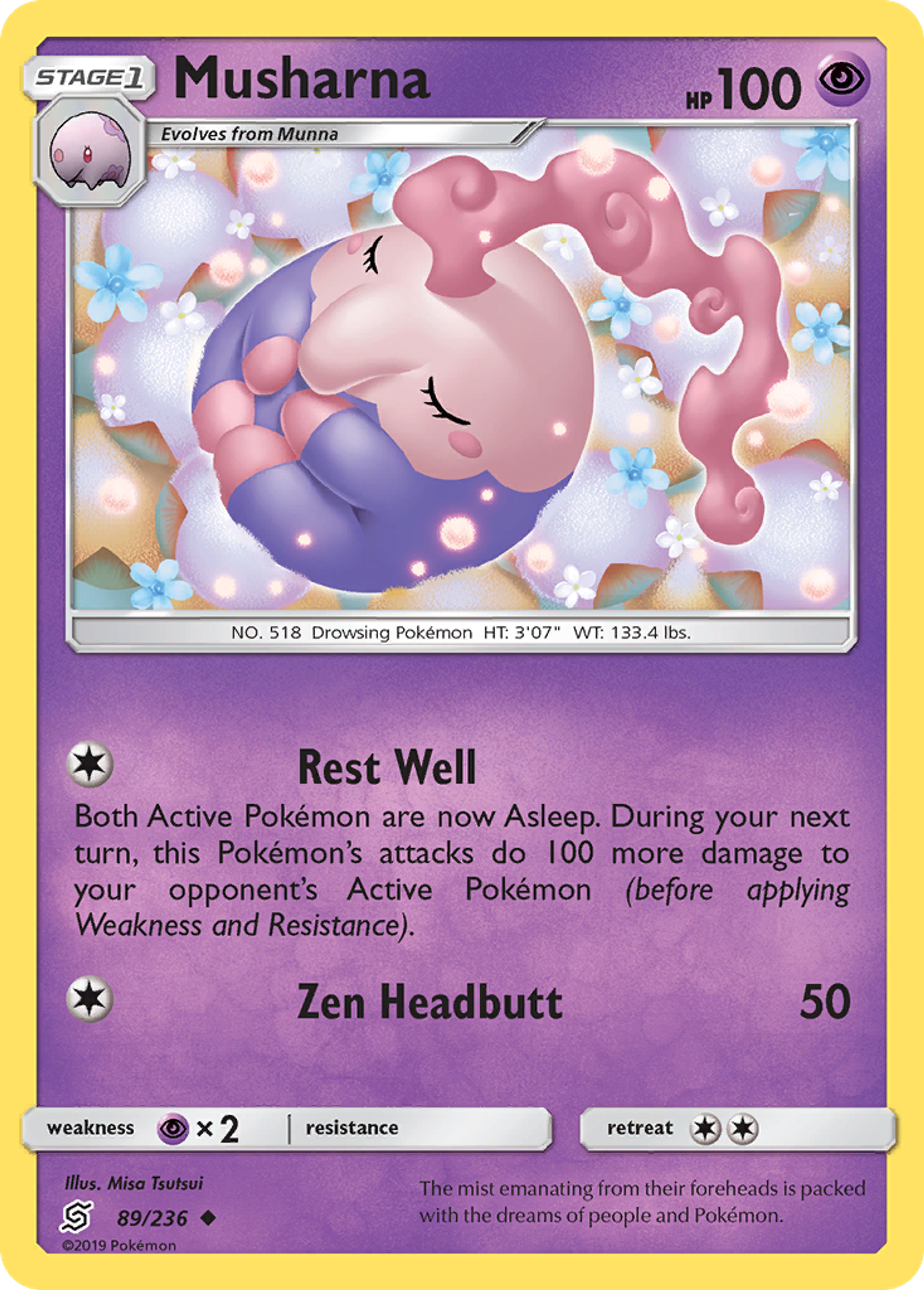 Musharna — SM - Unified Minds — Pokemon