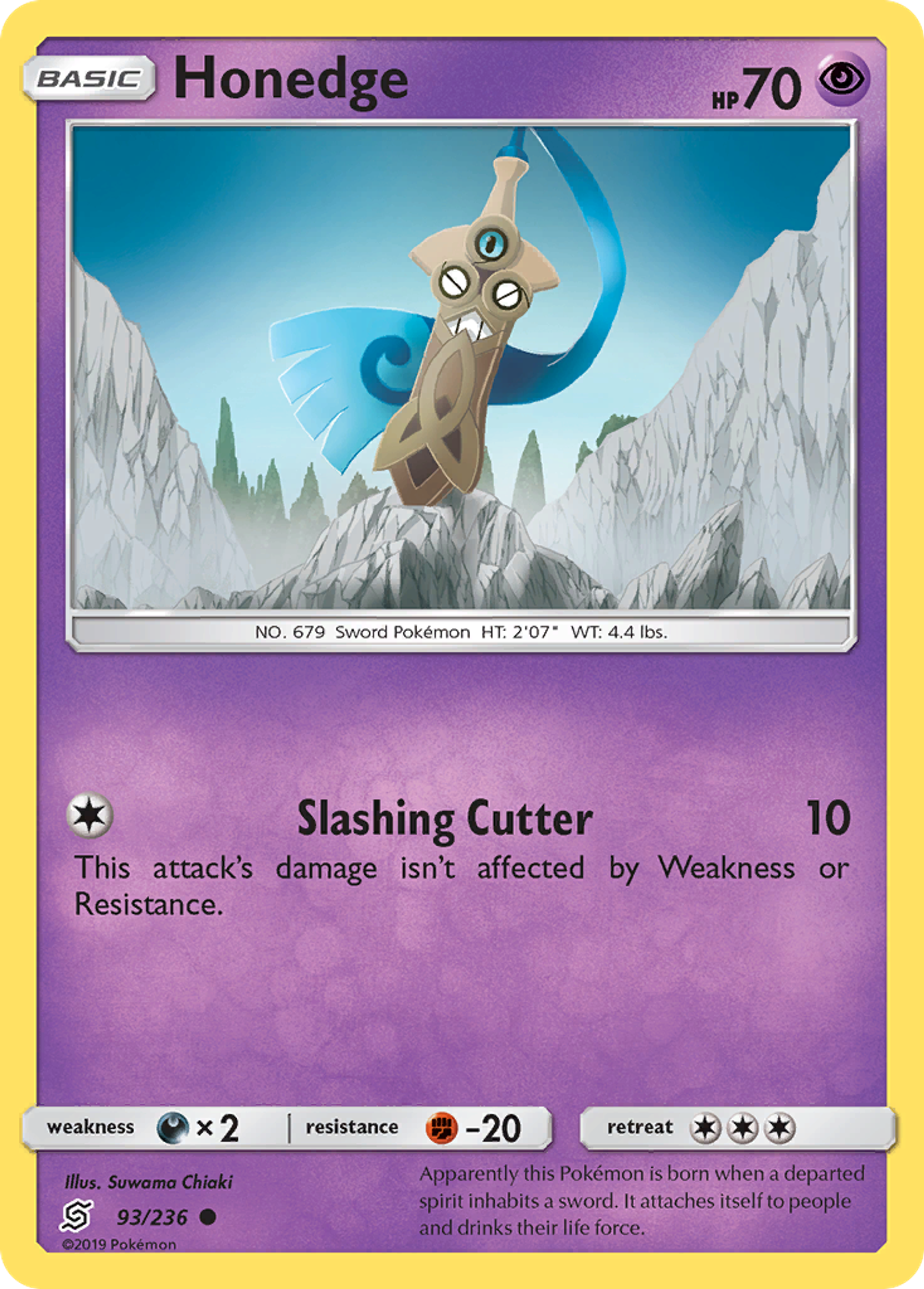 Honedge — SM - Unified Minds — Pokemon
