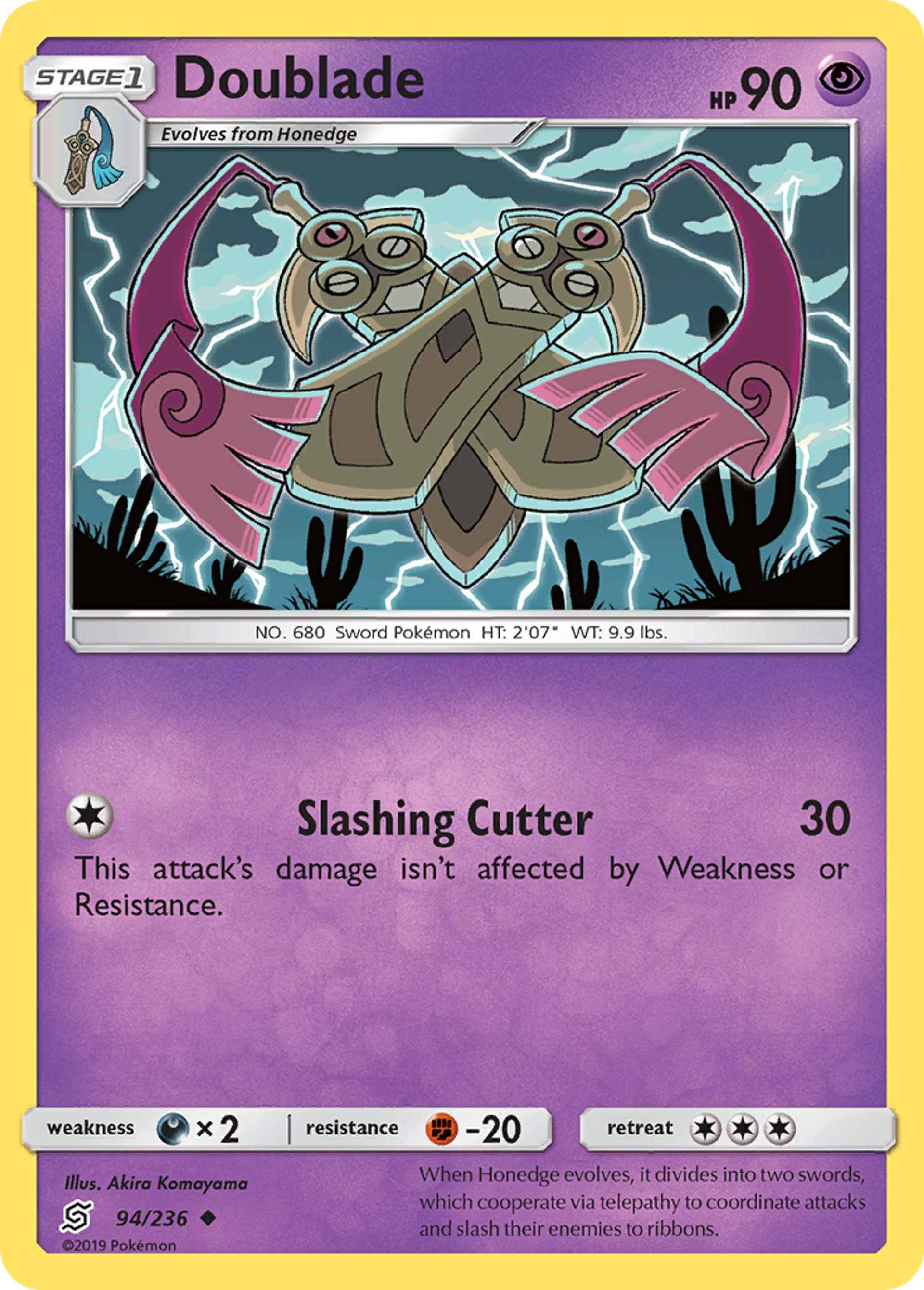 Doublade — SM - Unified Minds — Pokemon