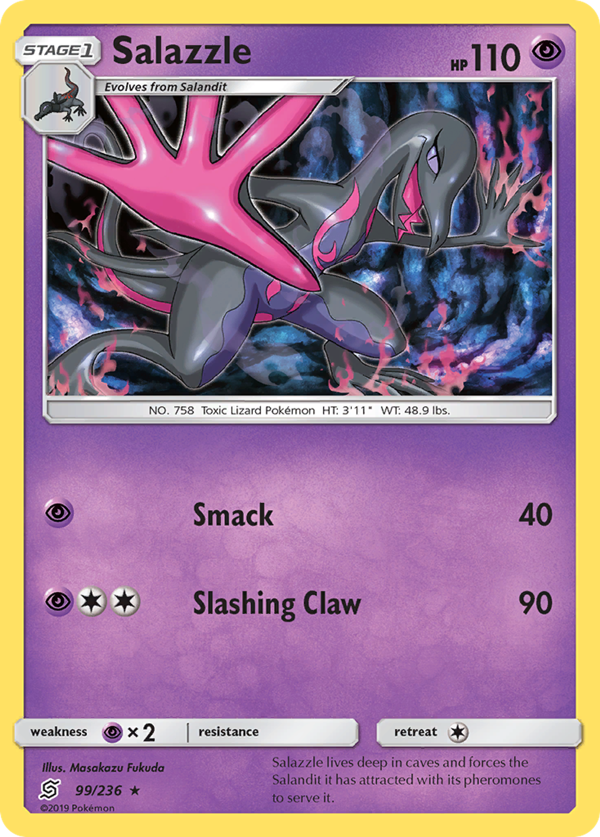 Salazzle — SM - Unified Minds — Pokemon