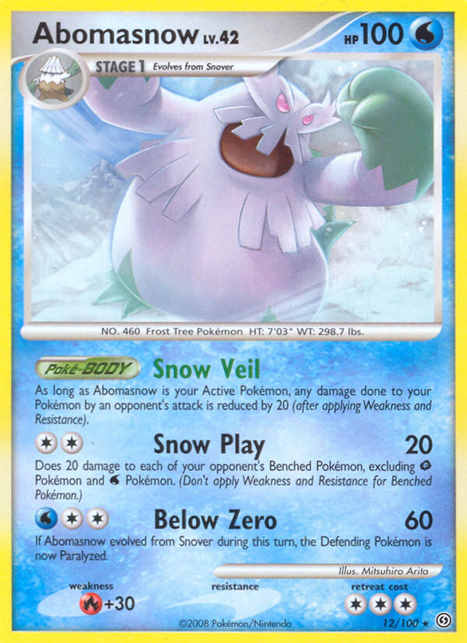 Blizzaroi Lv.42 — Stormfront — Pokemon