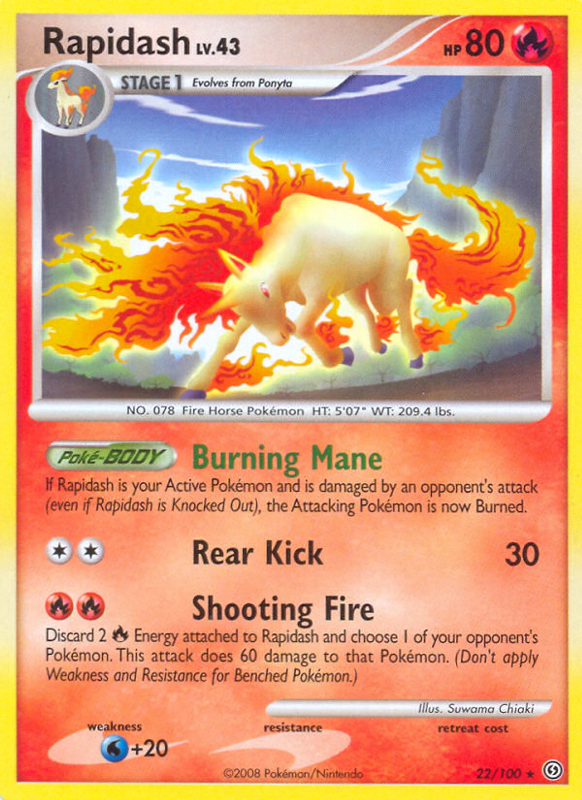 Rapidash — Stormfront — Pokemon