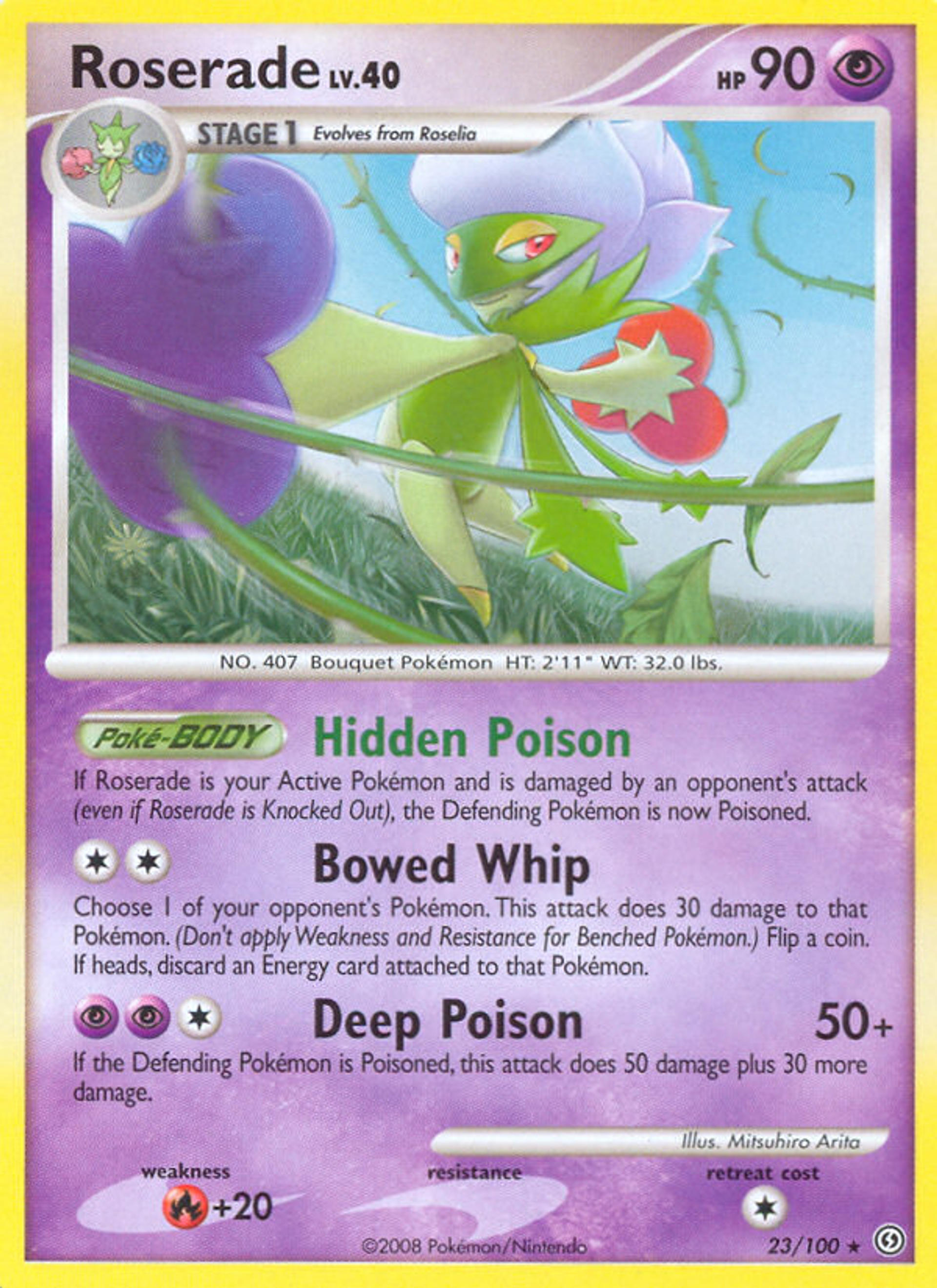 Roserade — Stormfront — Pokemon