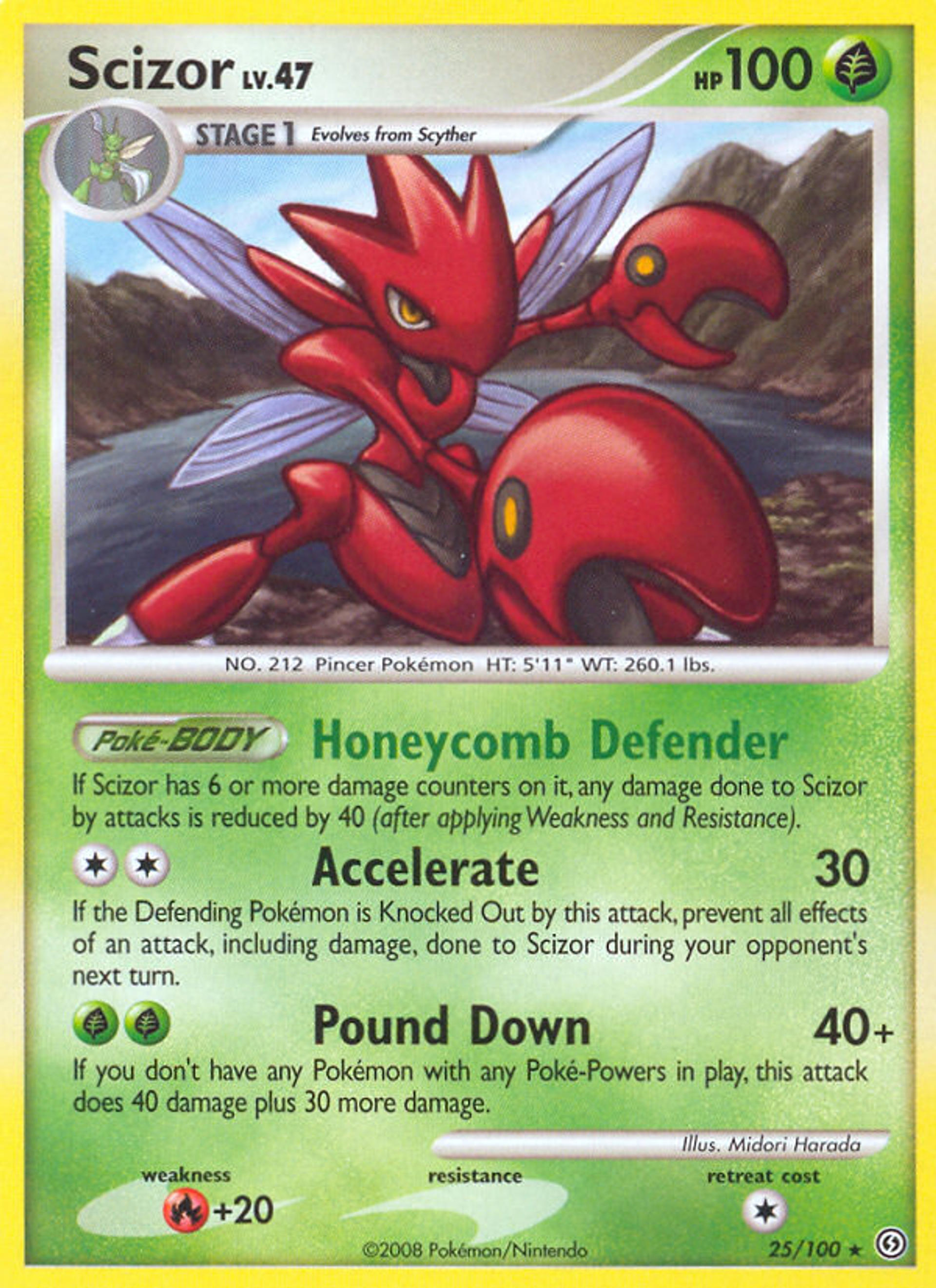 Scizor — Stormfront — Pokemon