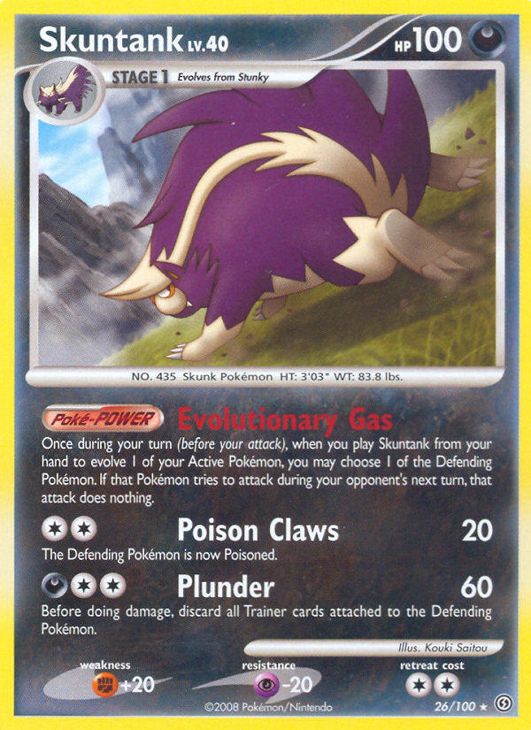Skuntank — Stormfront — Pokemon