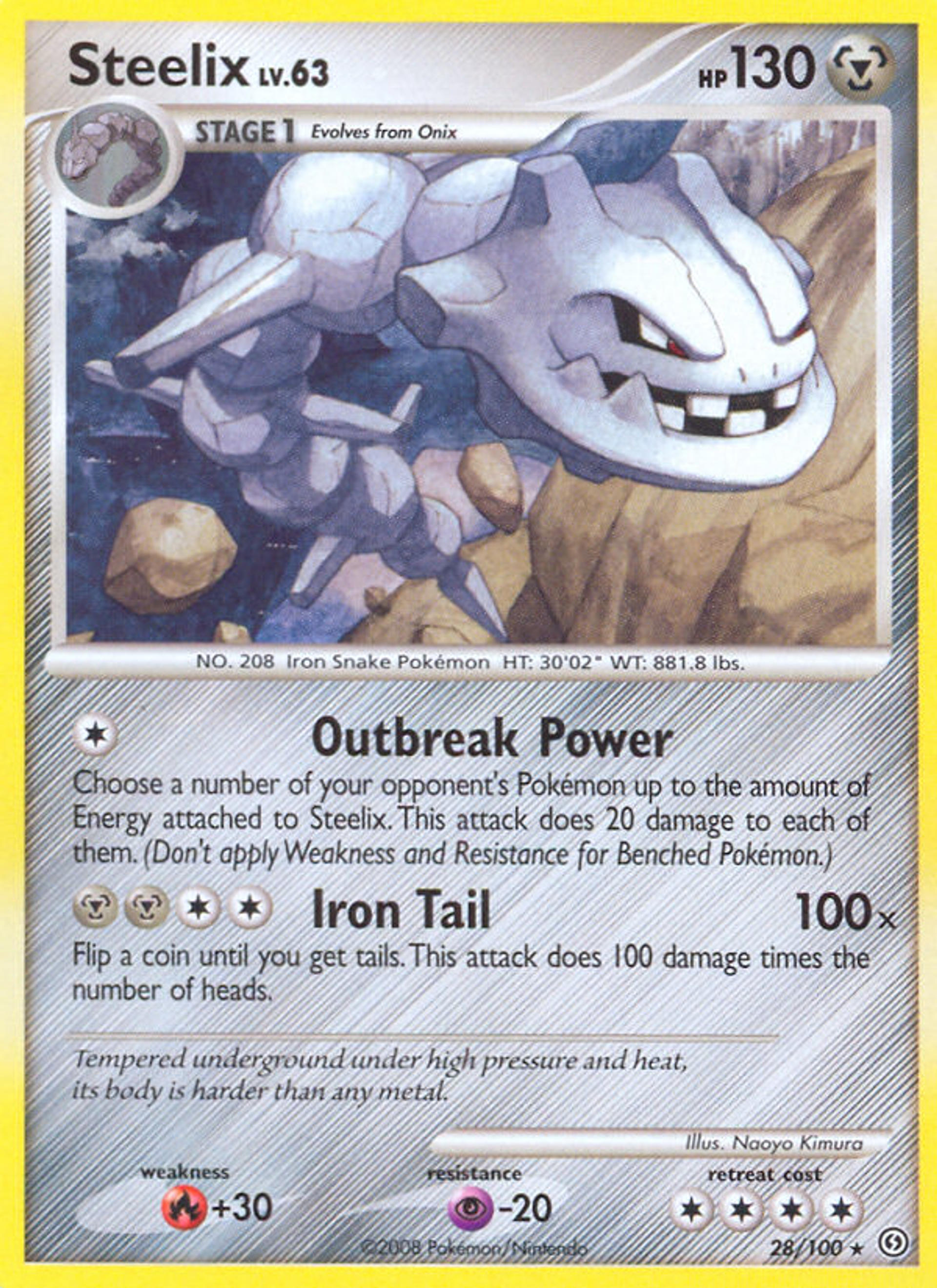 Steelix — Stormfront — Pokemon