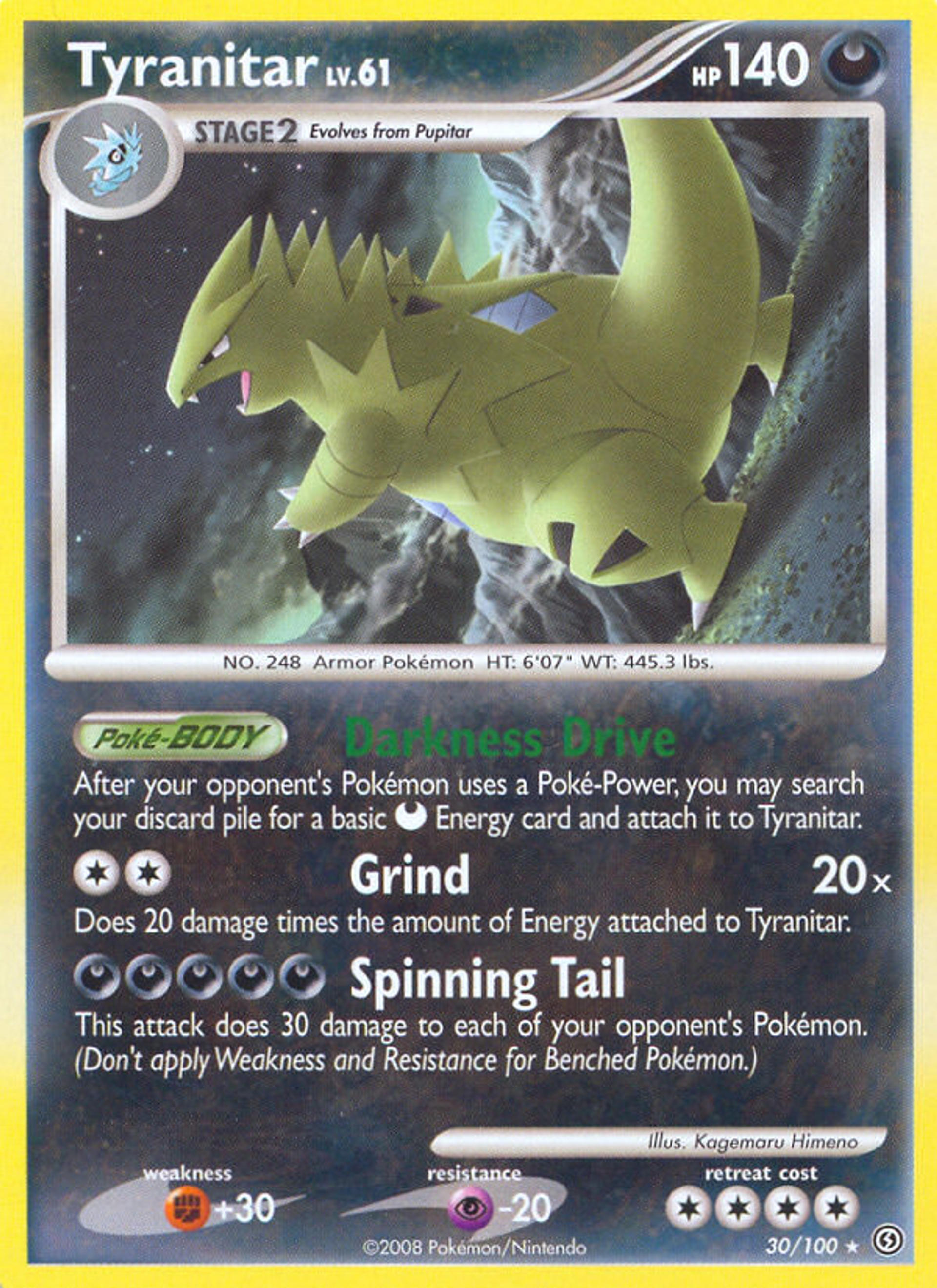 Tyranitar — Stormfront — Pokémon