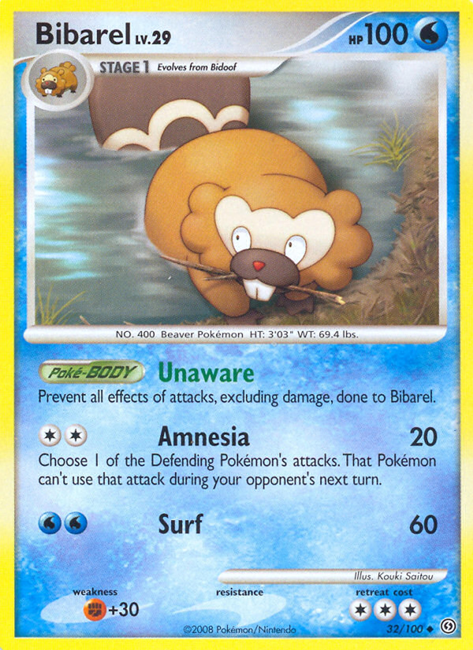 Bibarel — Stormfront — Pokemon