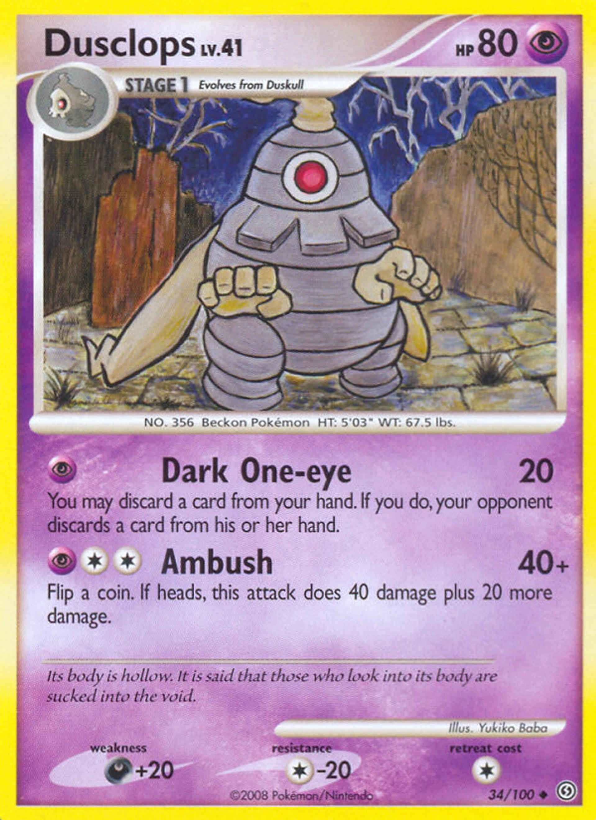 Dusclops — Stormfront — Pokemon