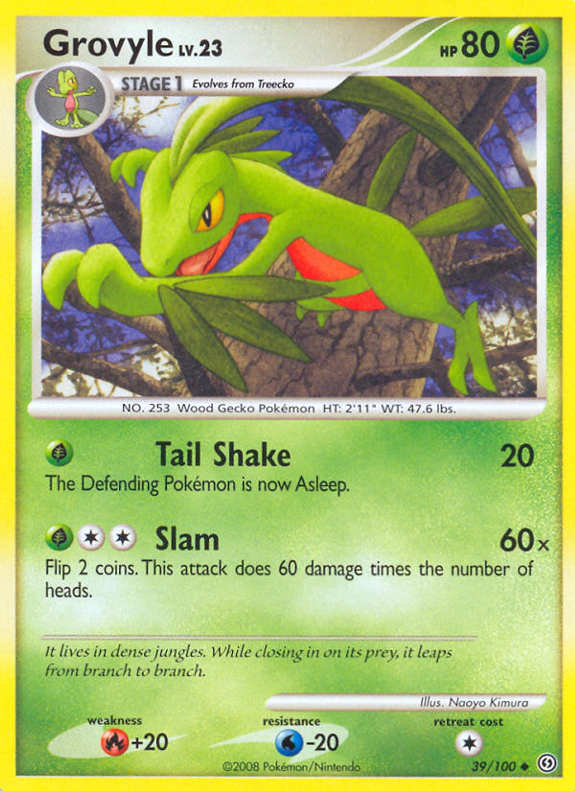 Grovyle — Stormfront — Pokemon
