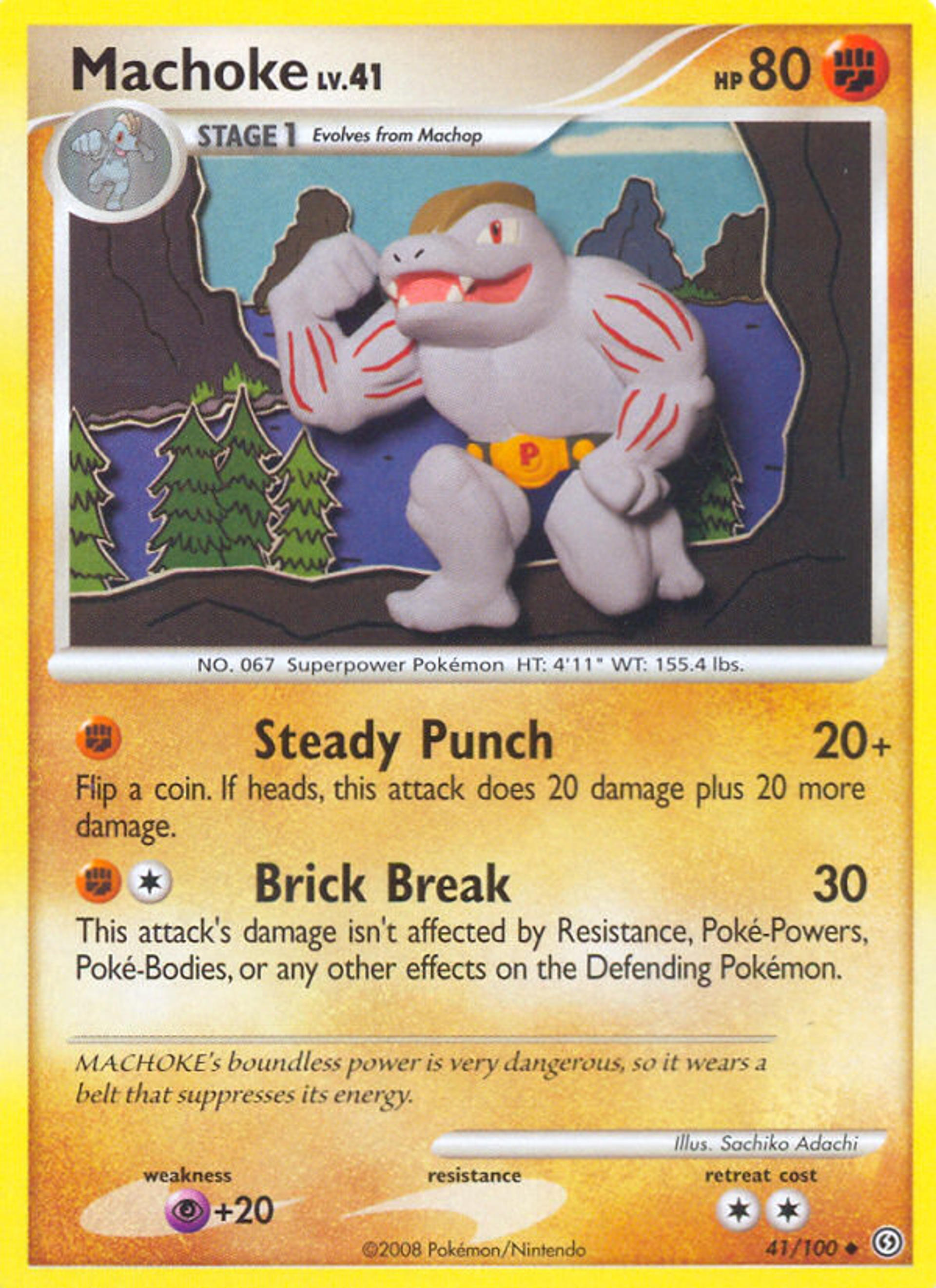 Machoke — Stormfront — Pokemon