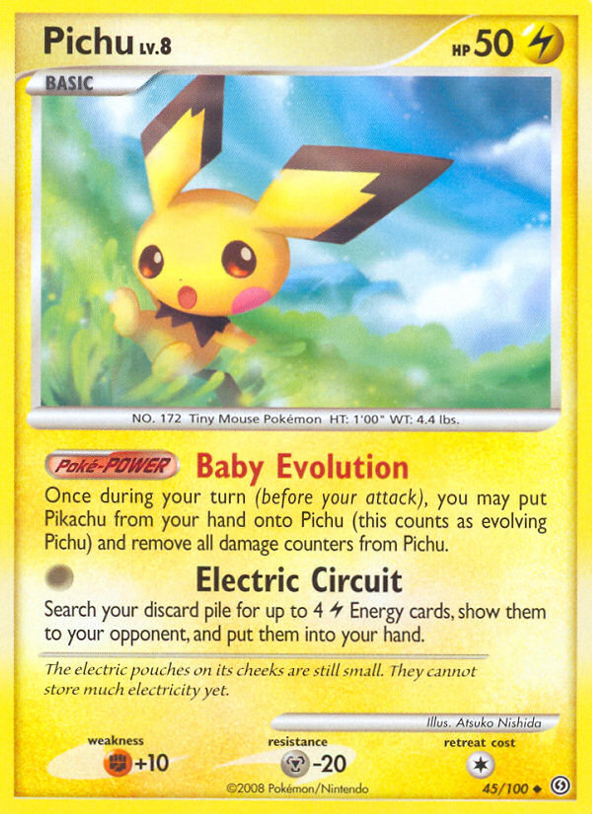 Pichu — Stormfront — Pokemon