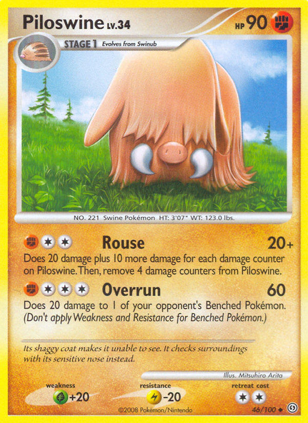 Piloswine — Stormfront — Pokemon