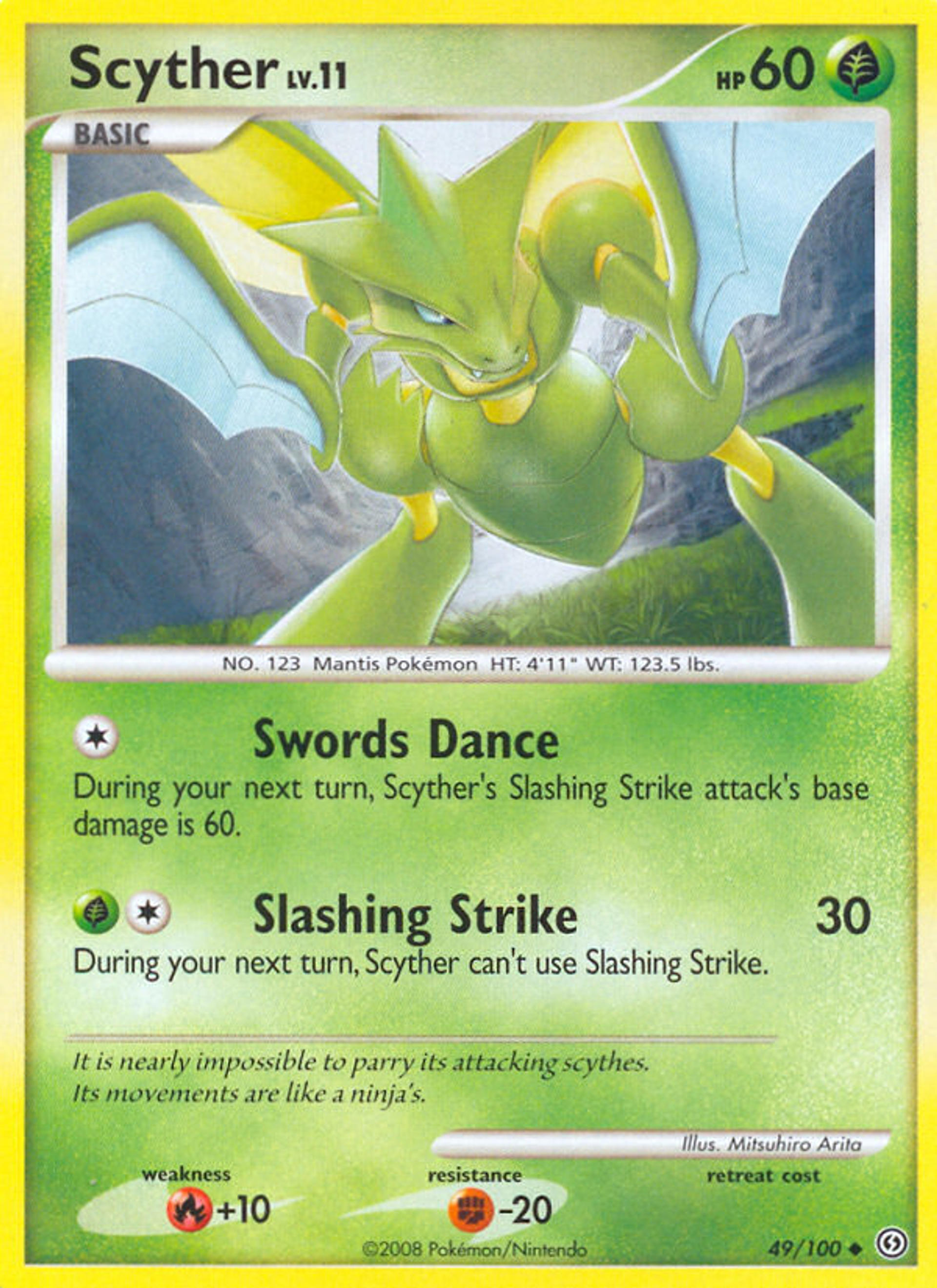 Insécateur Lv.11 — Stormfront — Pokemon