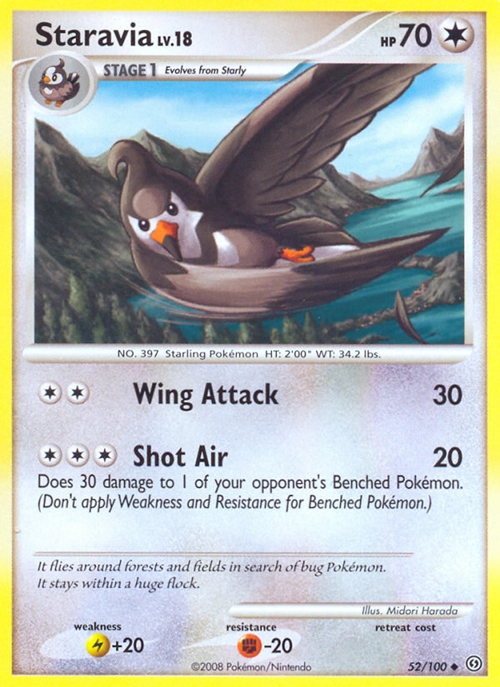 Etourvol Lv.18 — Stormfront — Pokemon