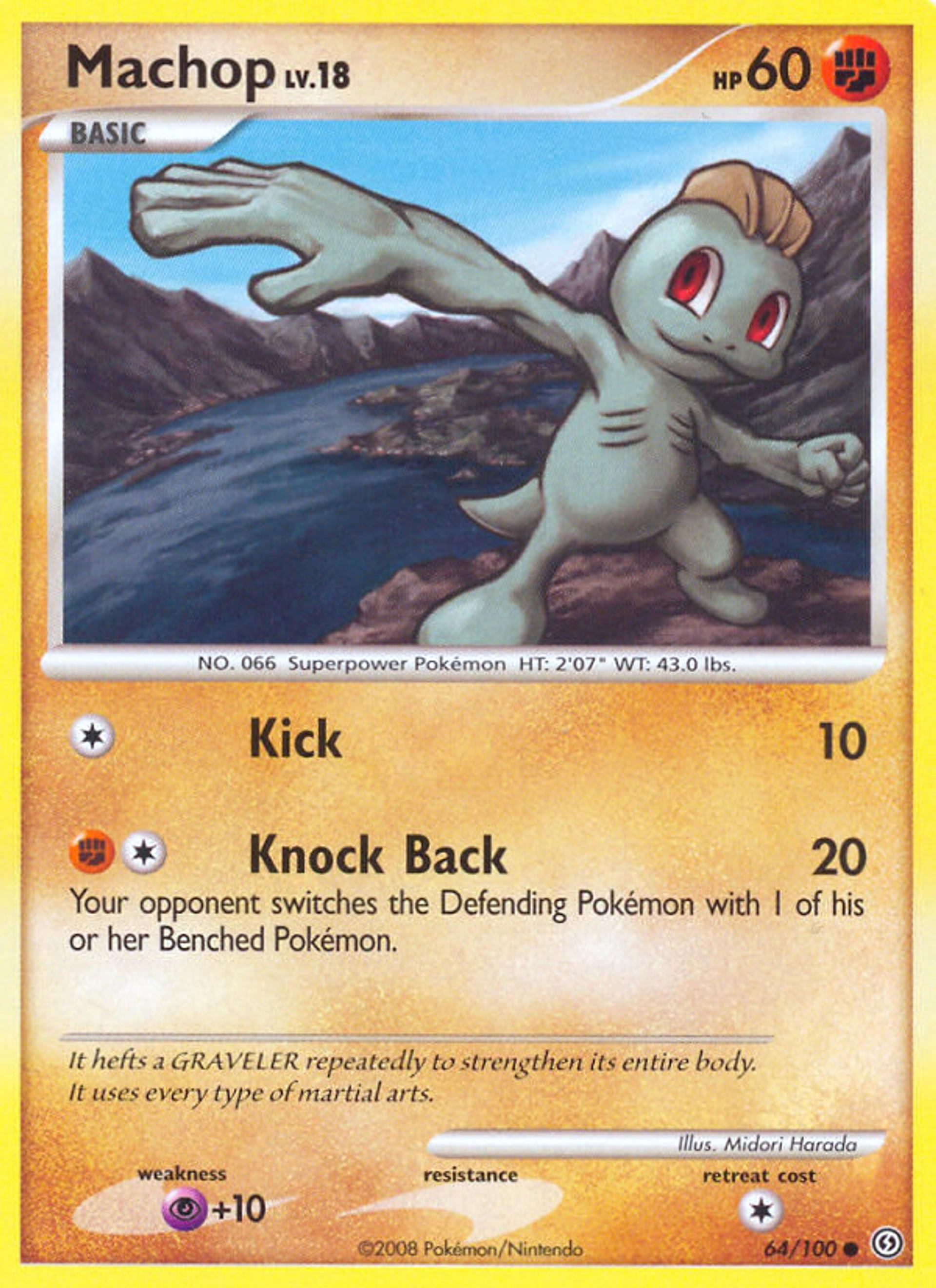 Machoc Lv.18 — Stormfront — Pokemon