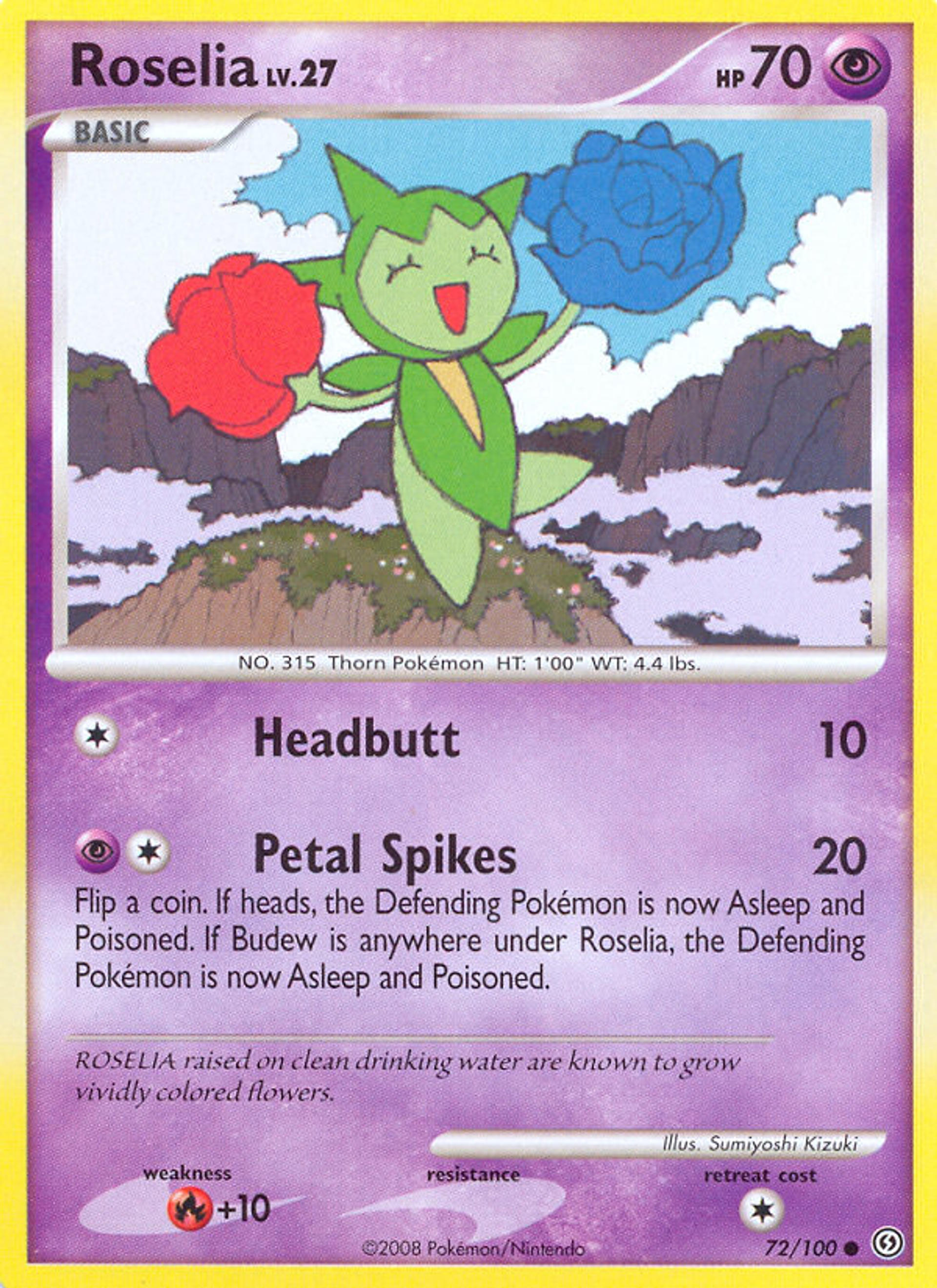 Roselia Lv.27 — Stormfront — Pokemon