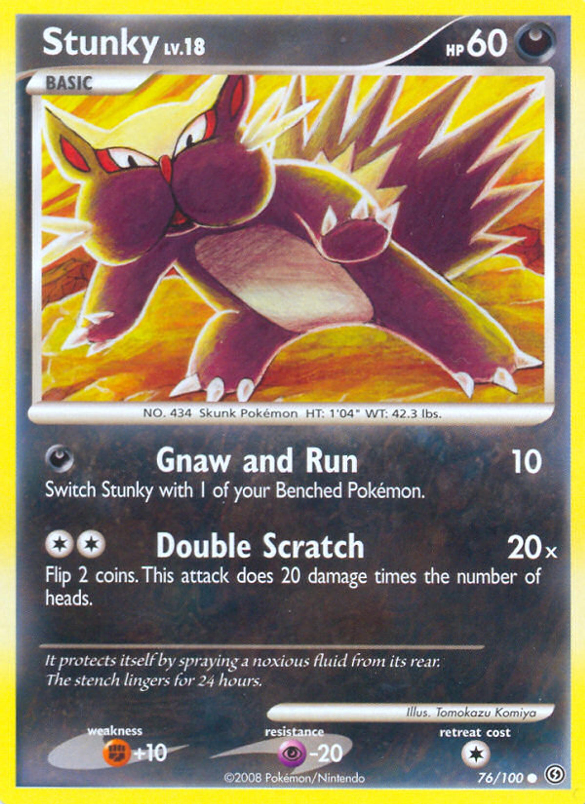 Moufouette Lv.18 — Stormfront — Pokemon
