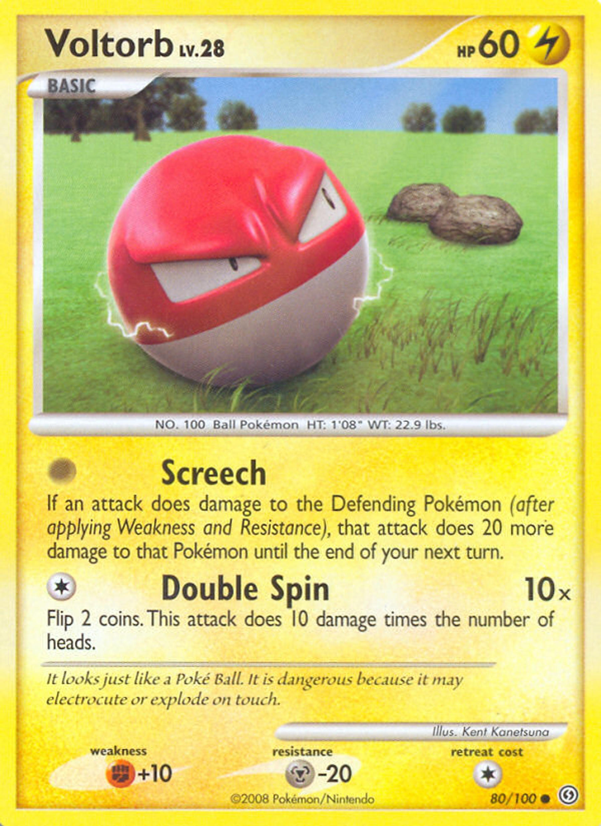 Voltorbe Lv.28 — Stormfront — Pokemon