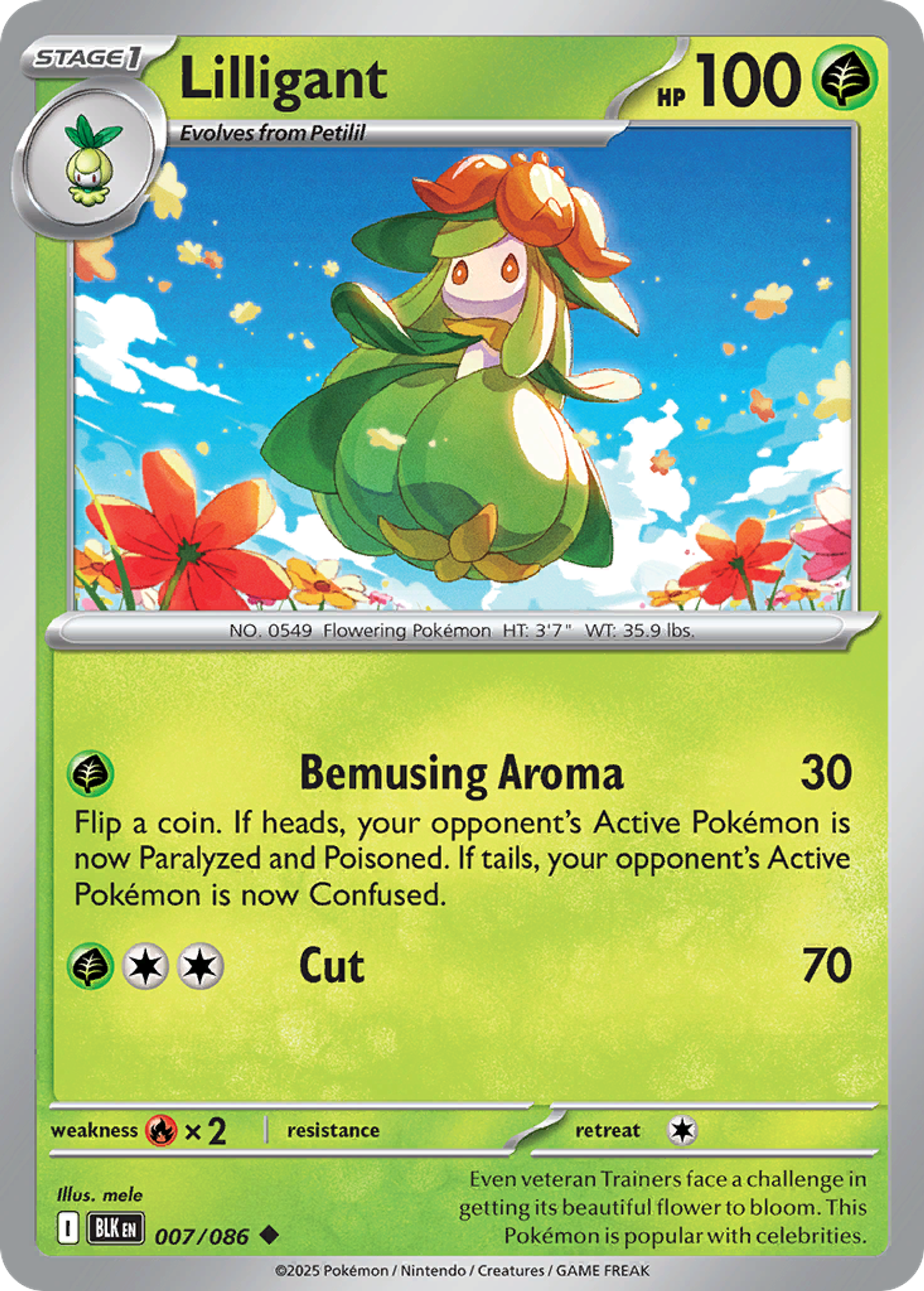 Lilligant — SV: Black Bolt — Pokemon