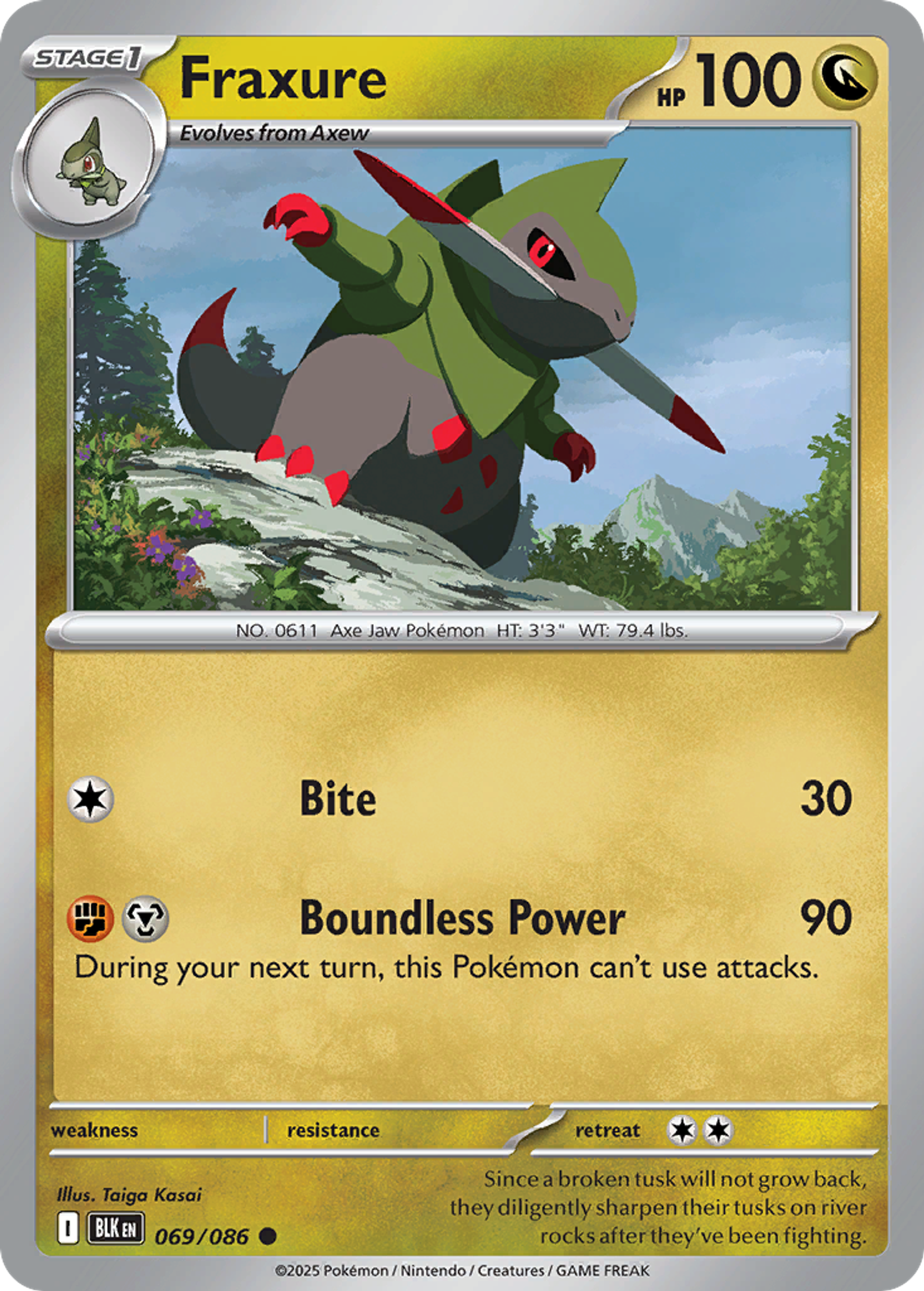 Incisache — SV: Black Bolt — Pokemon