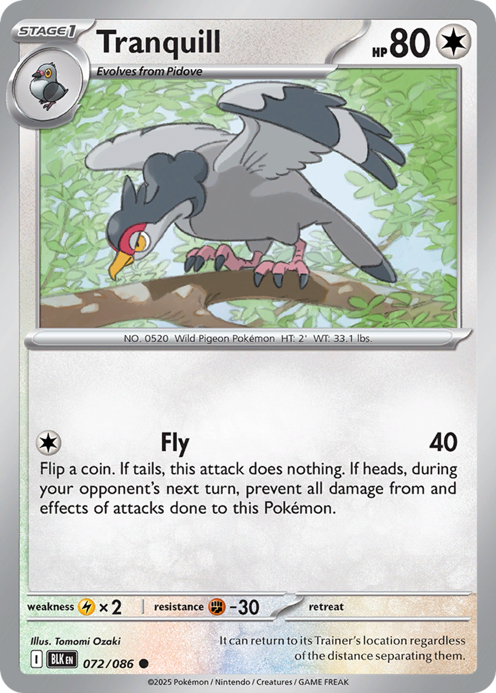 Colombeau — SV: Black Bolt — Pokemon
