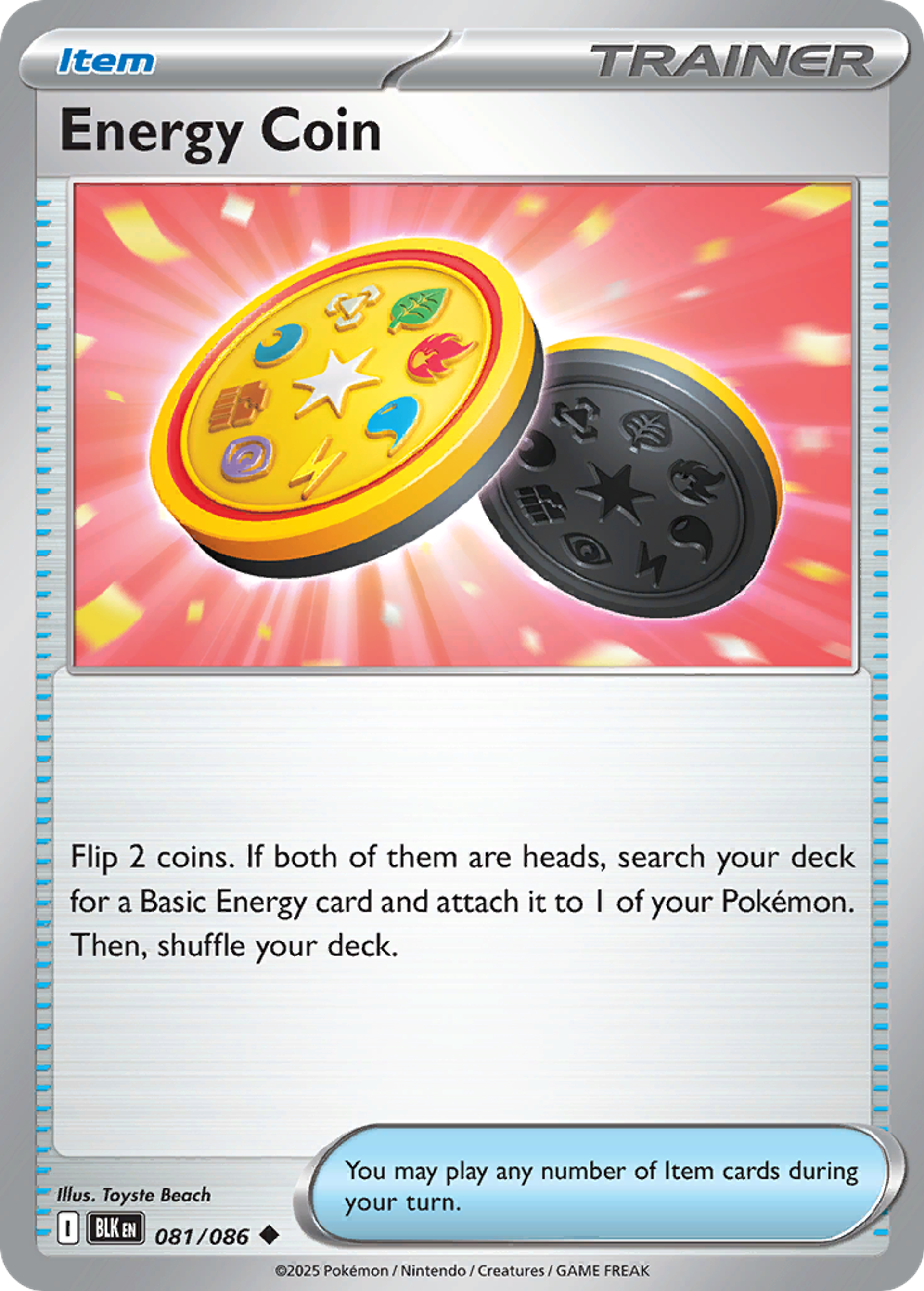 Pièce Énergie — SV: Black Bolt — Pokemon