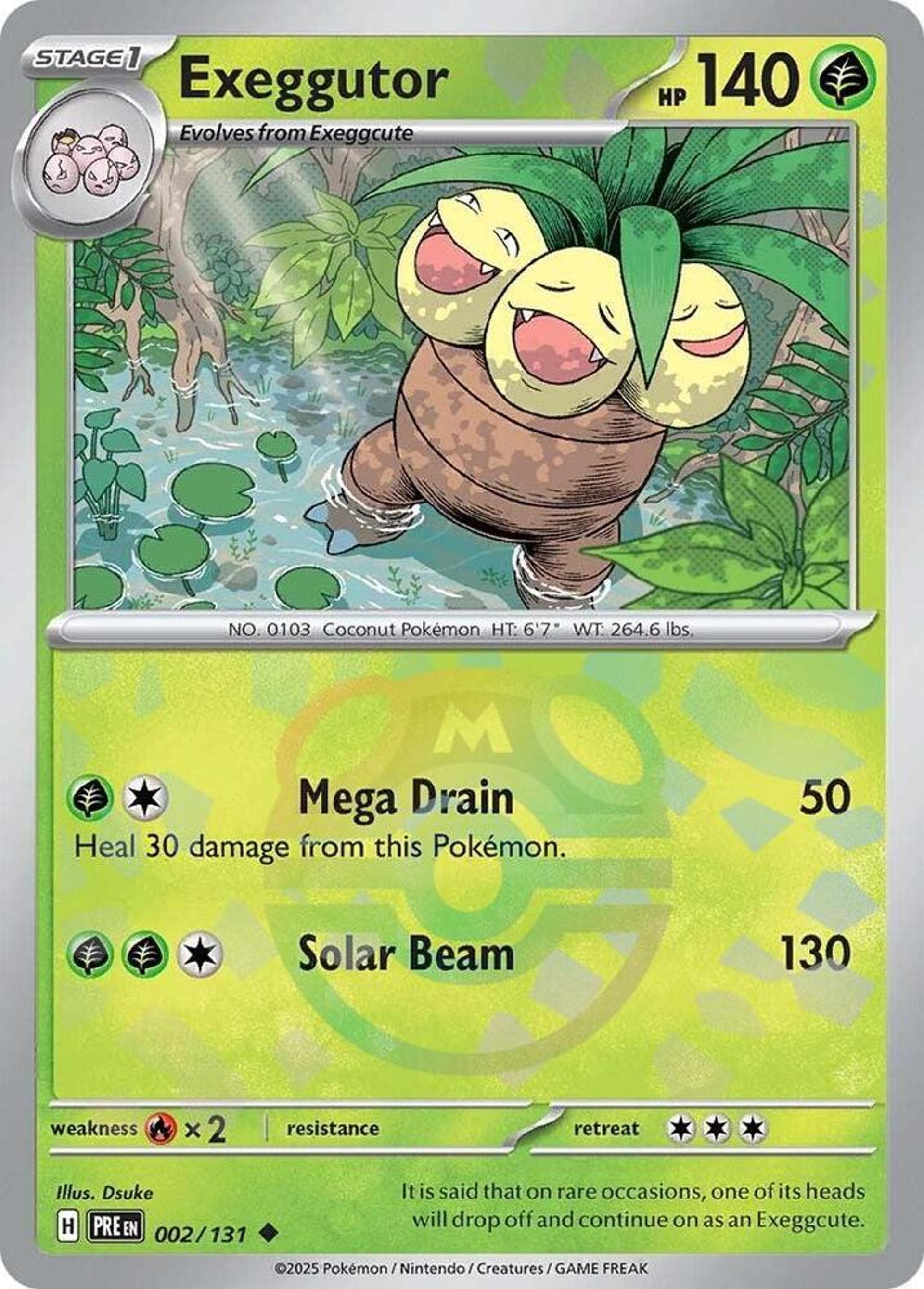 Exeggutor — SV: Prismatic Evolutions — Pokemon