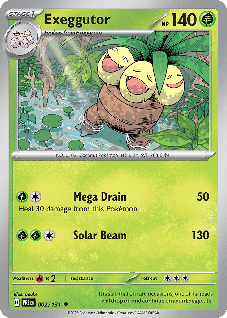 Exeggutor — SV: Prismatic Evolutions — Pokemon