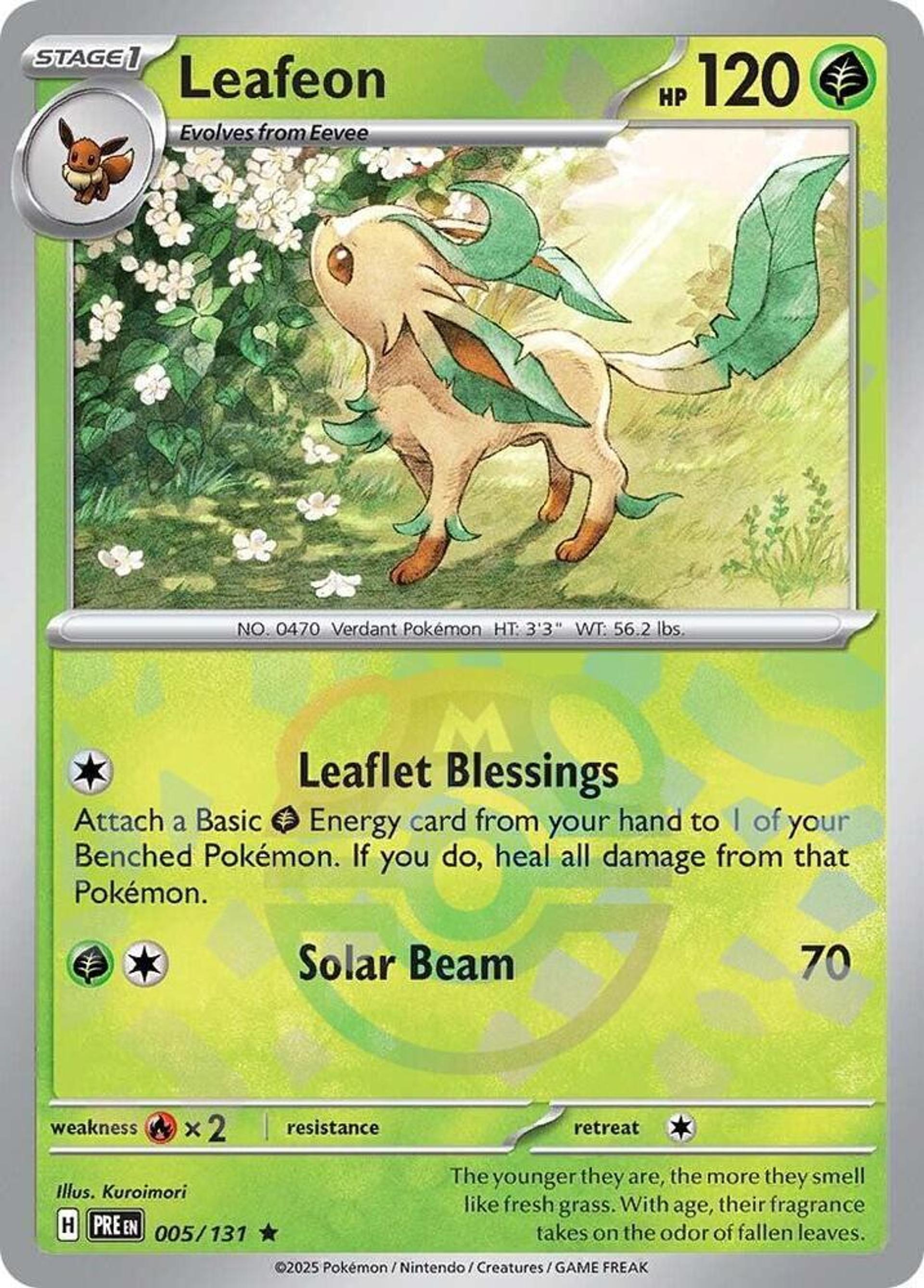 Leafeon — SV: Prismatic Evolutions — Pokemon