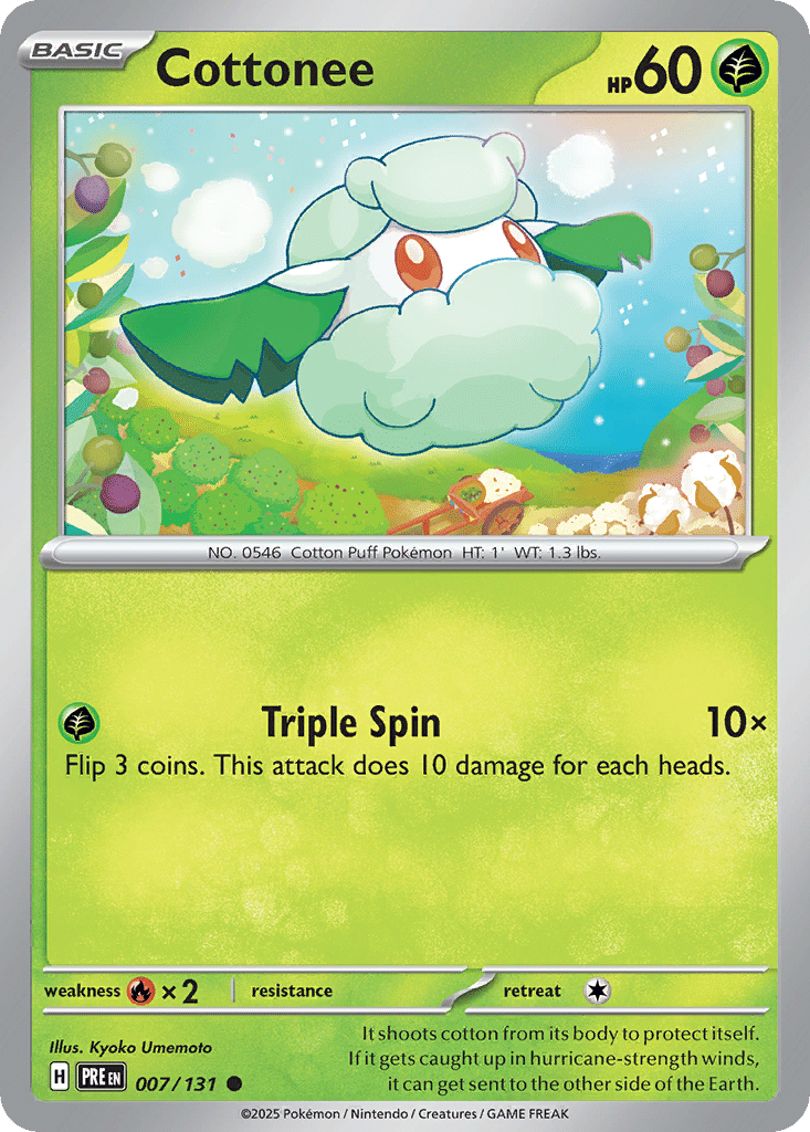 Cottonee — SV: Prismatic Evolutions — Pokemon