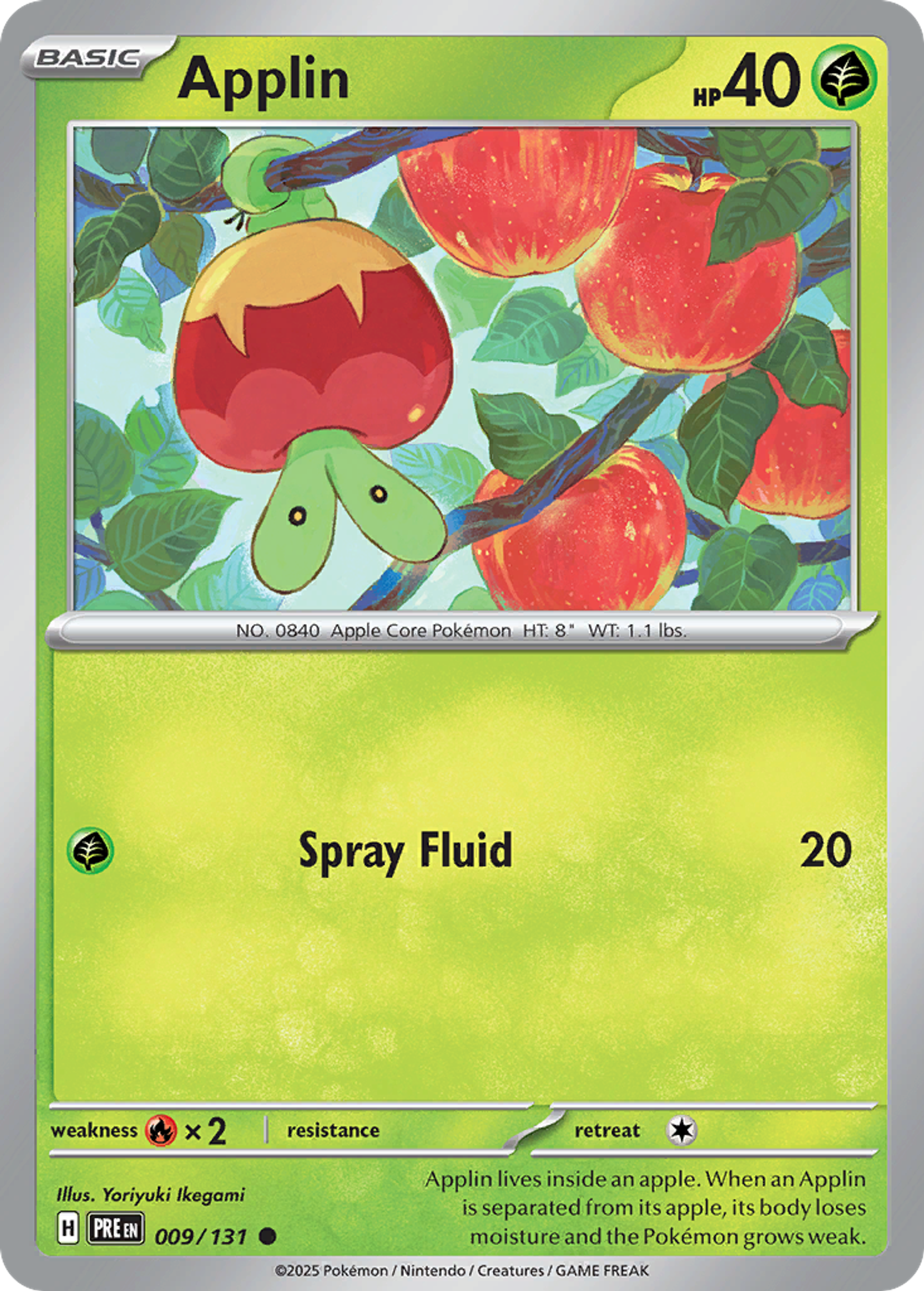 Applin — SV: Prismatic Evolutions — Pokémon