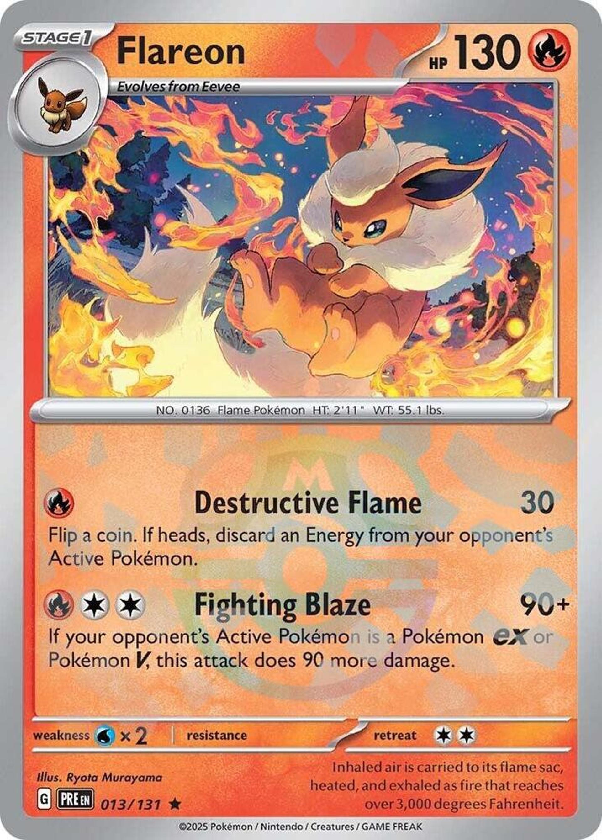 Flareon — SV: Prismatic Evolutions — Pokemon
