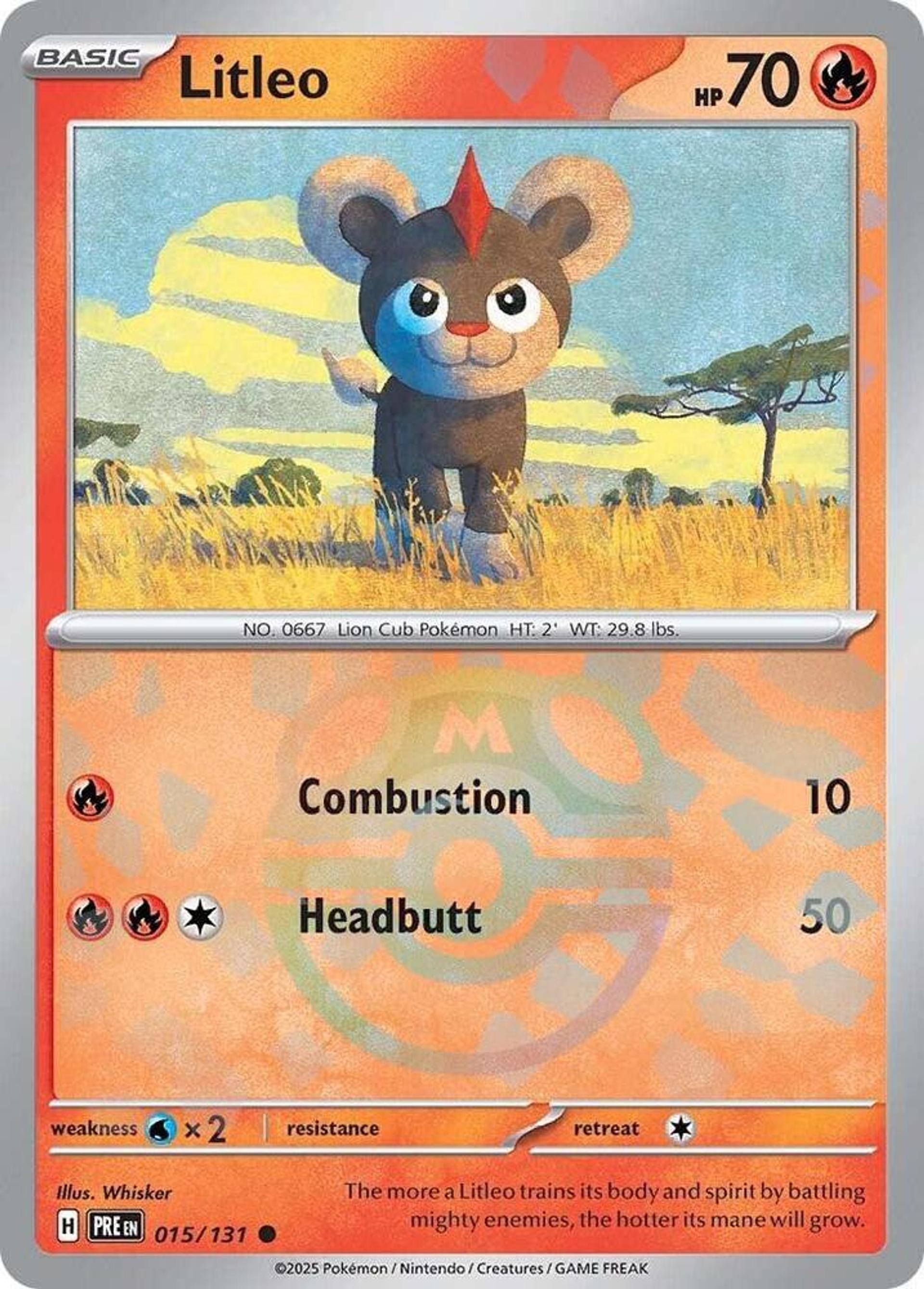 Litleo — SV: Prismatic Evolutions — Pokemon