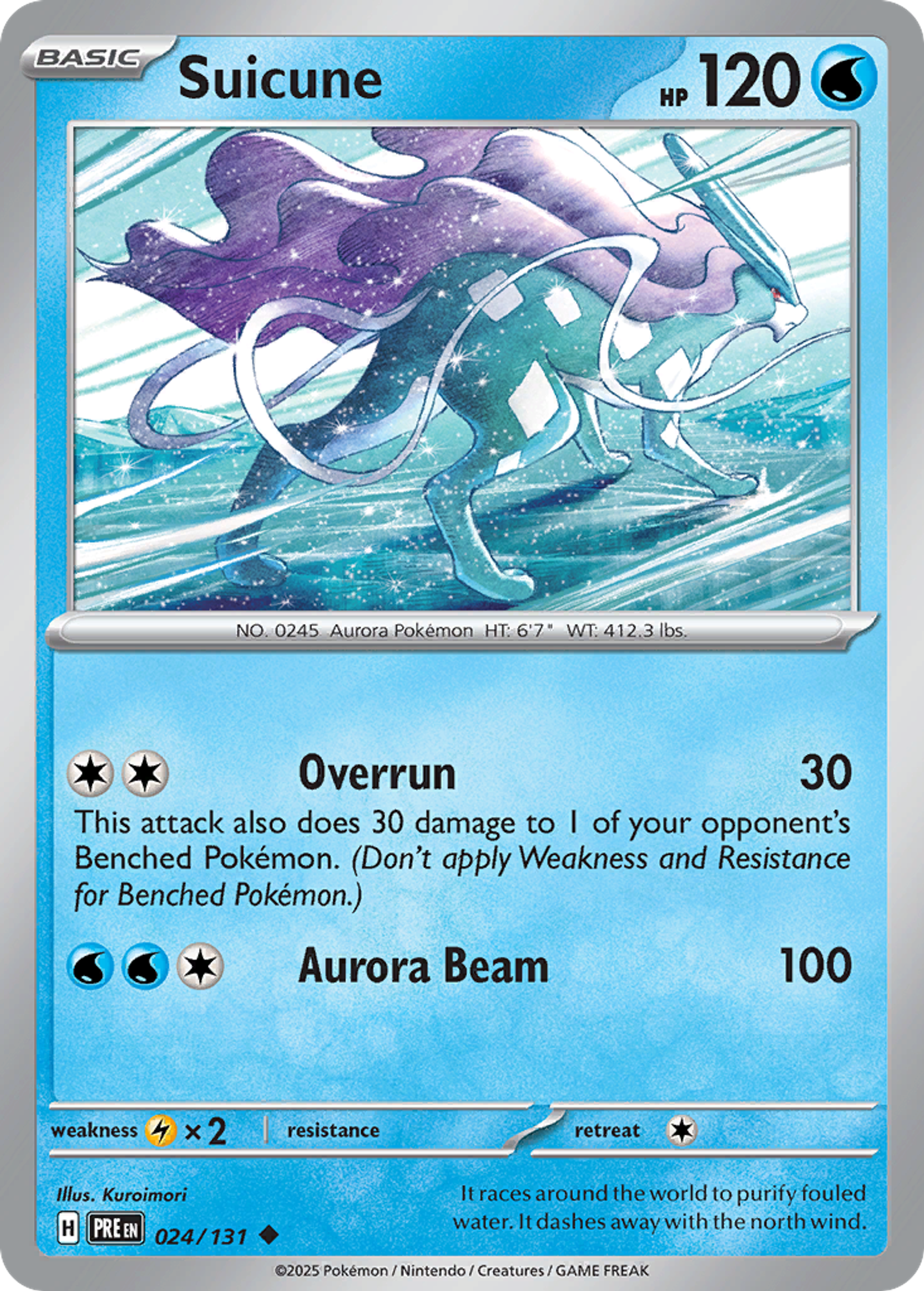 Suicune — SV: Prismatic Evolutions — Pokémon