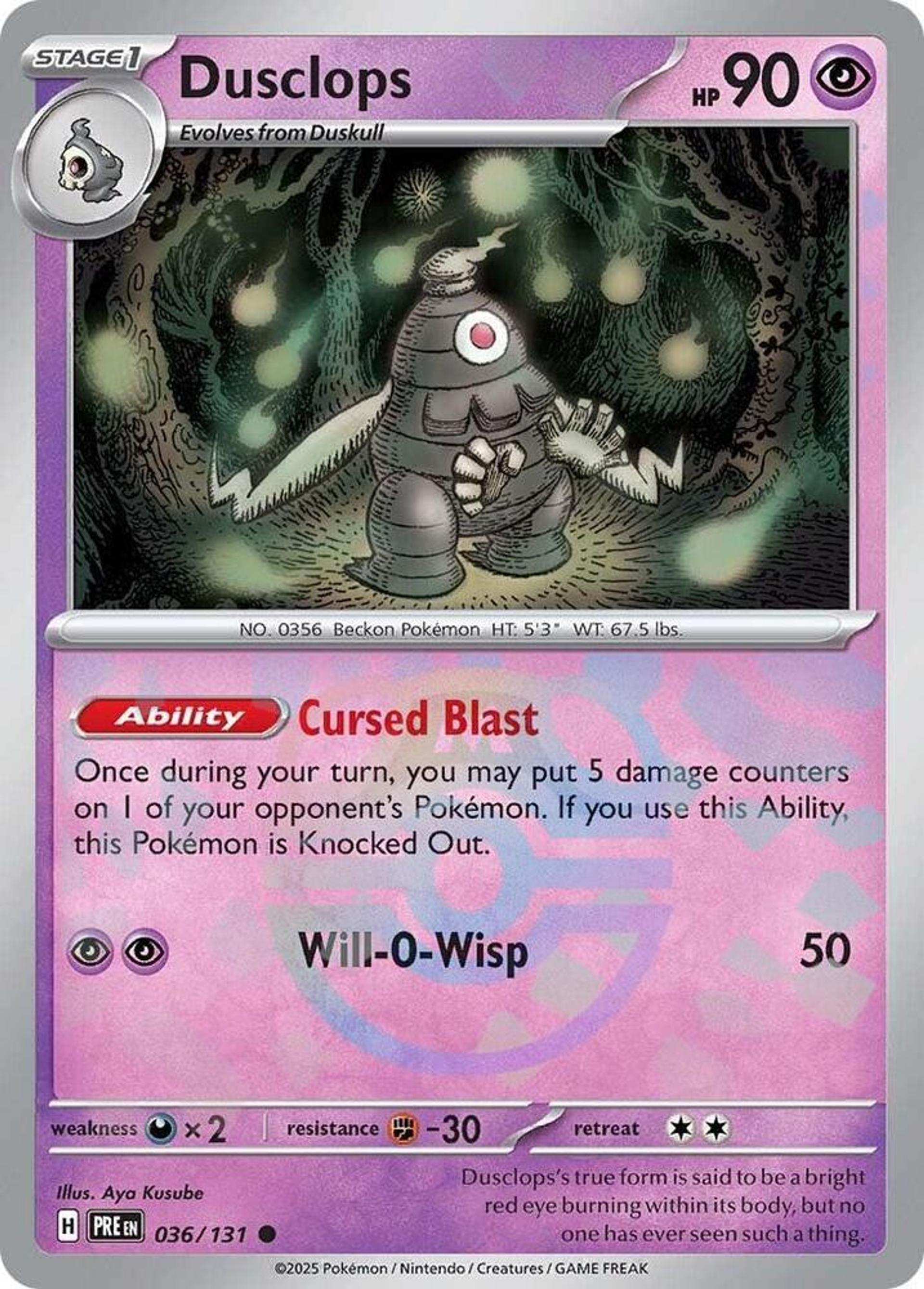 Dusclops — SV: Prismatic Evolutions — Pokemon