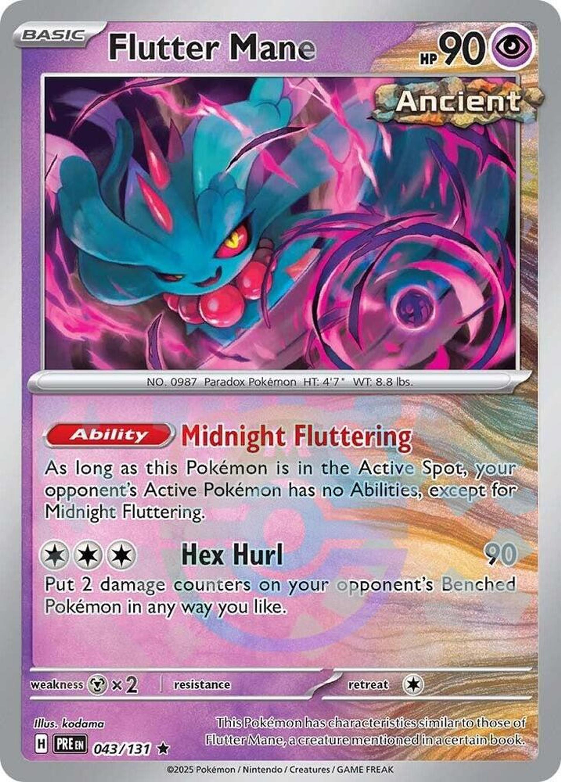 Flutter Mane — SV: Prismatic Evolutions — Pokemon