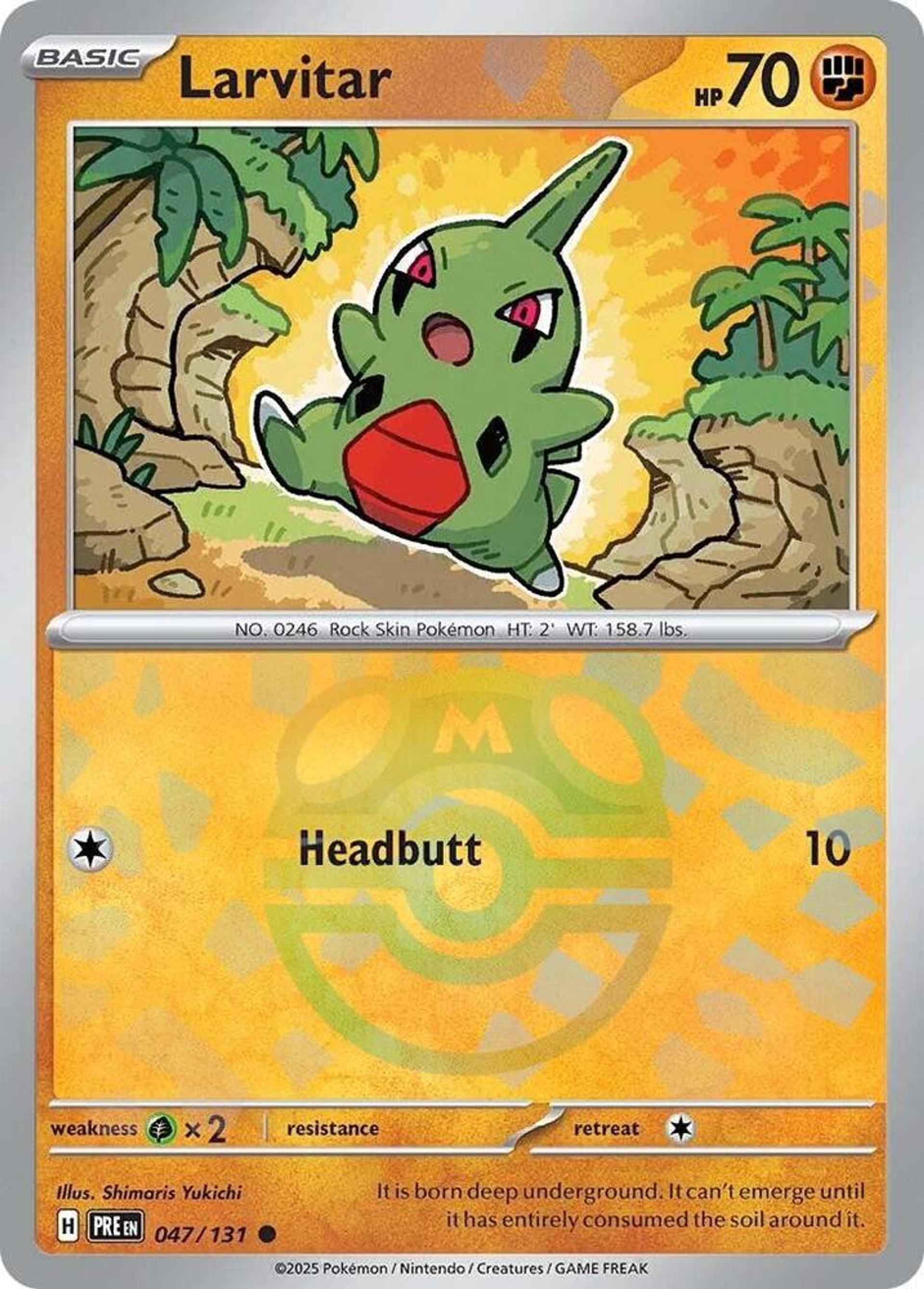Larvitar — SV: Prismatic Evolutions — Pokemon
