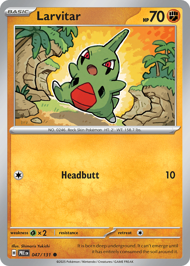 Larvitar — SV: Prismatic Evolutions — Pokemon