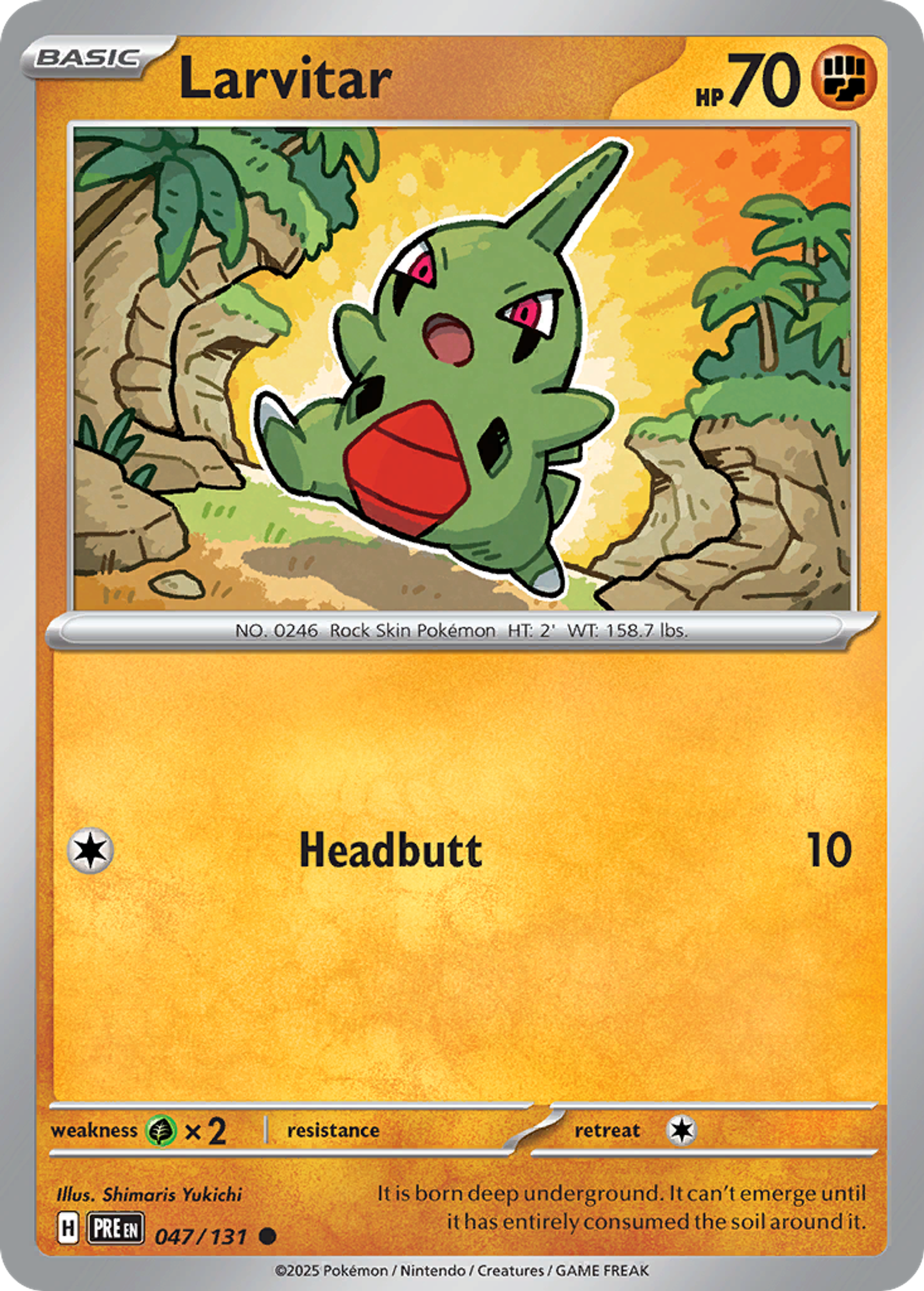 Larvitar — SV: Prismatic Evolutions — Pokémon